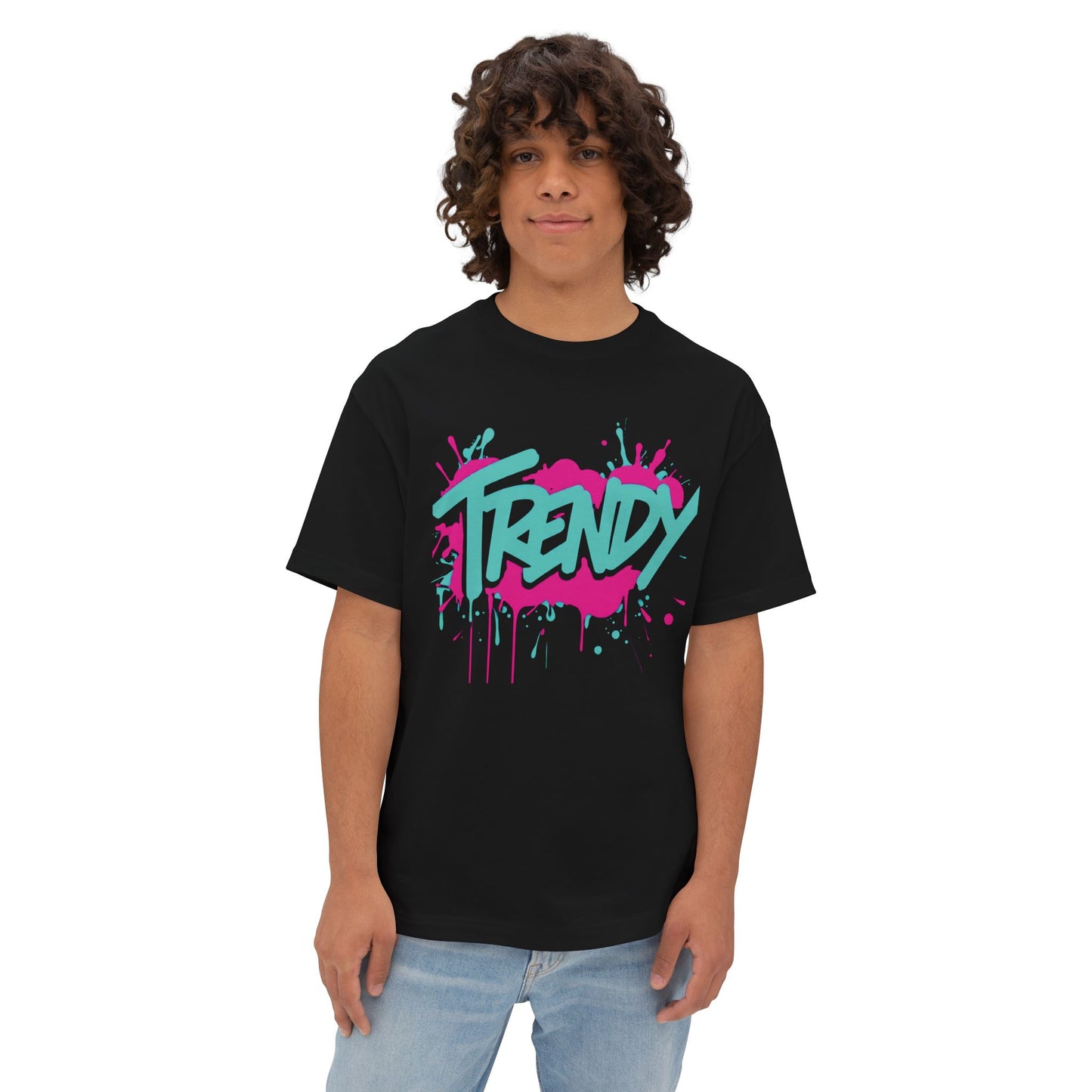 "Trendy" - Unisex Oversized Boxy Tee