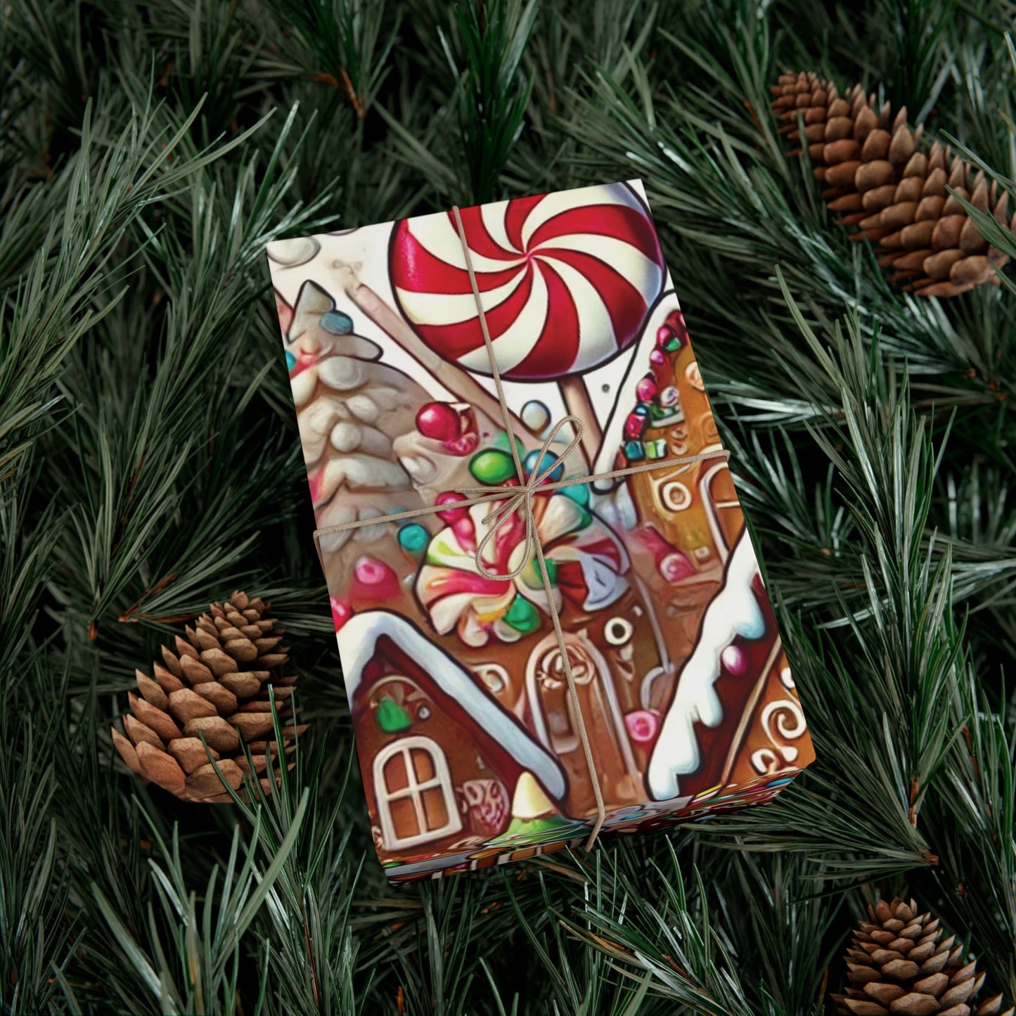 Gingerbread Village - Gift Wrap Papers - Creatively Designed Shop
