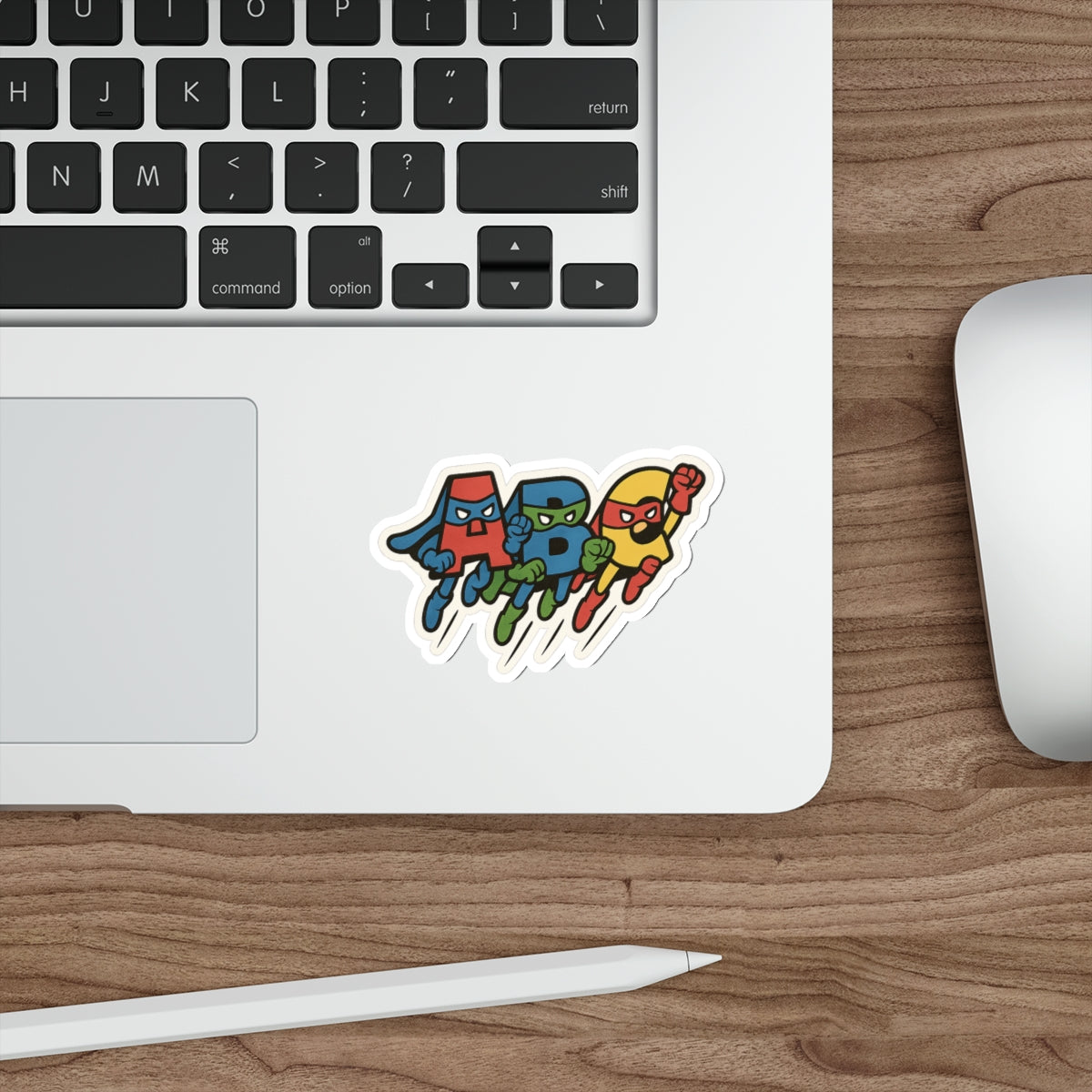 ABC Superheroes - Die-Cut Sticker