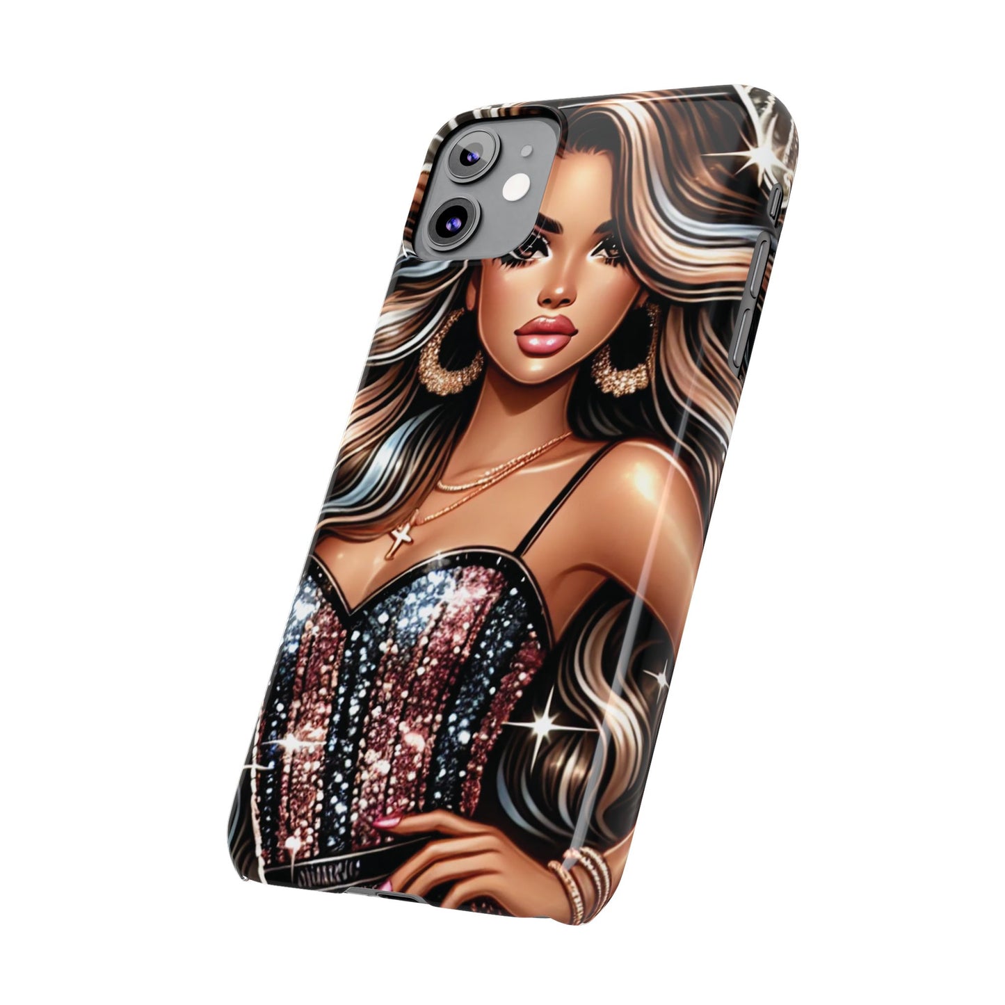 "Beautiful" - Slim Phone Cases - Creatively Designed Shop