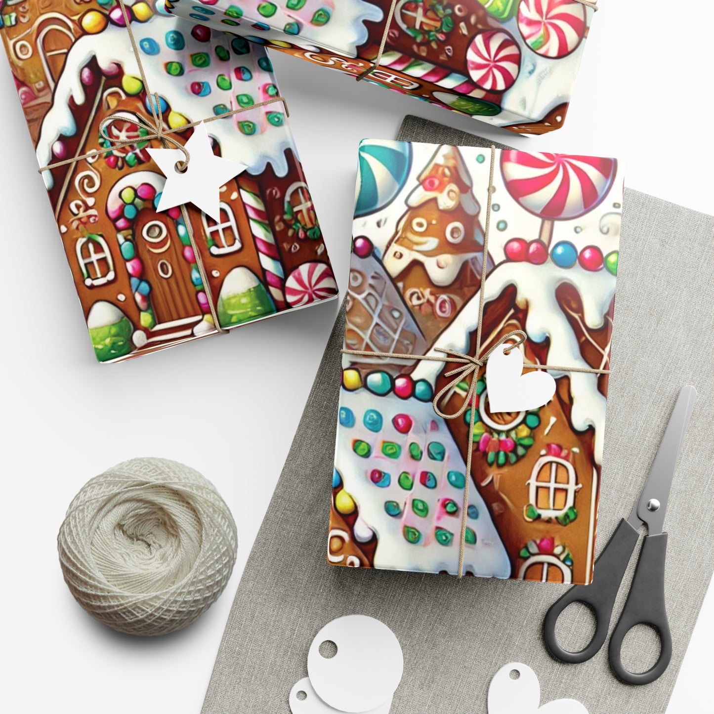 Gingerbread Village - Gift Wrap Papers - Creatively Designed Shop