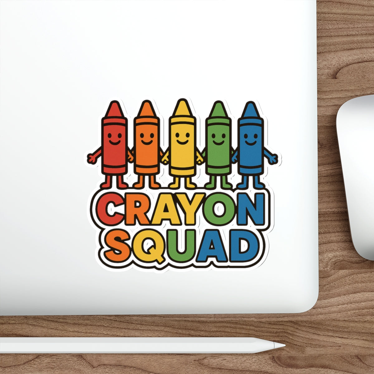 Crayon Squad - Die-Cut Sticker