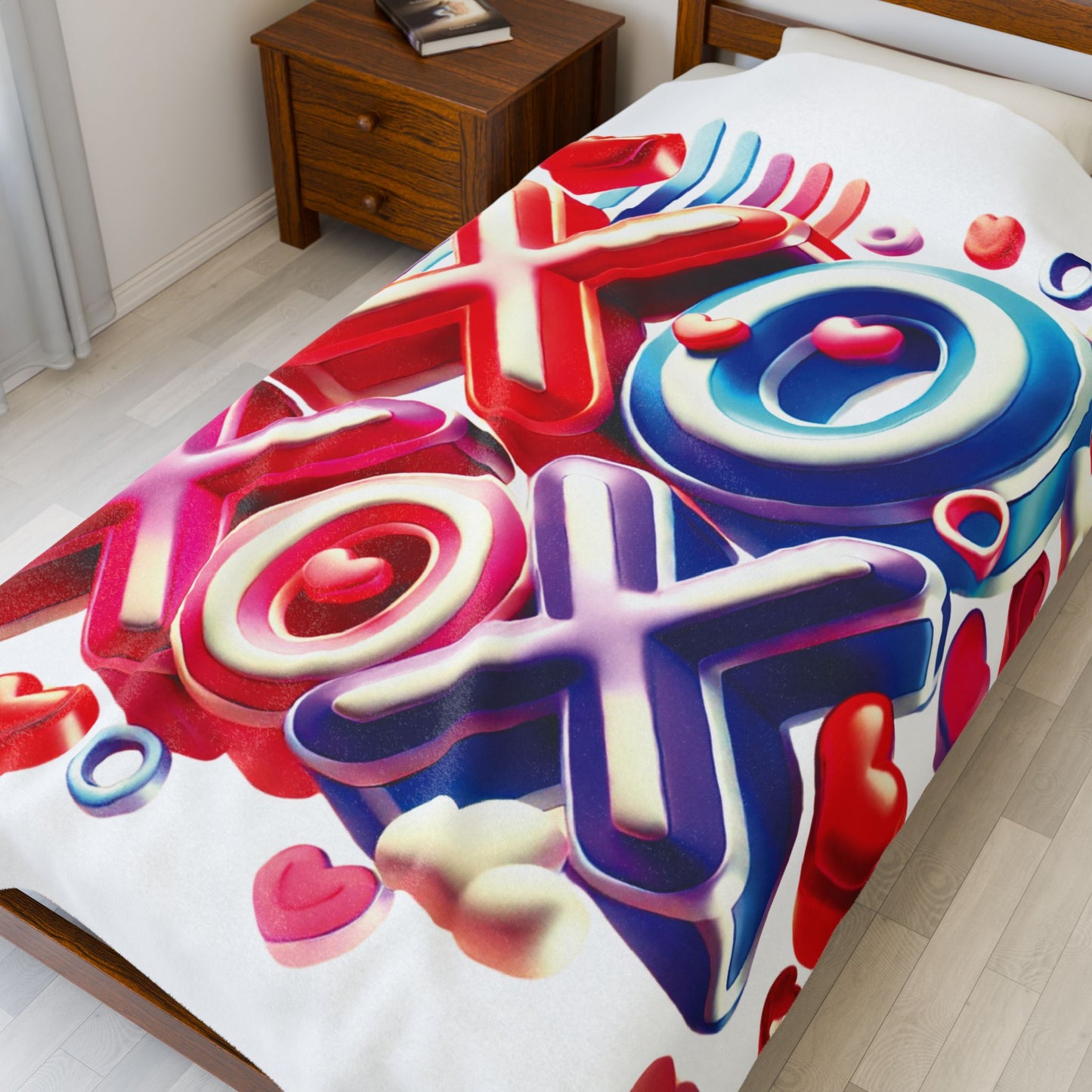XOXO - Velveteen Plush Blanket