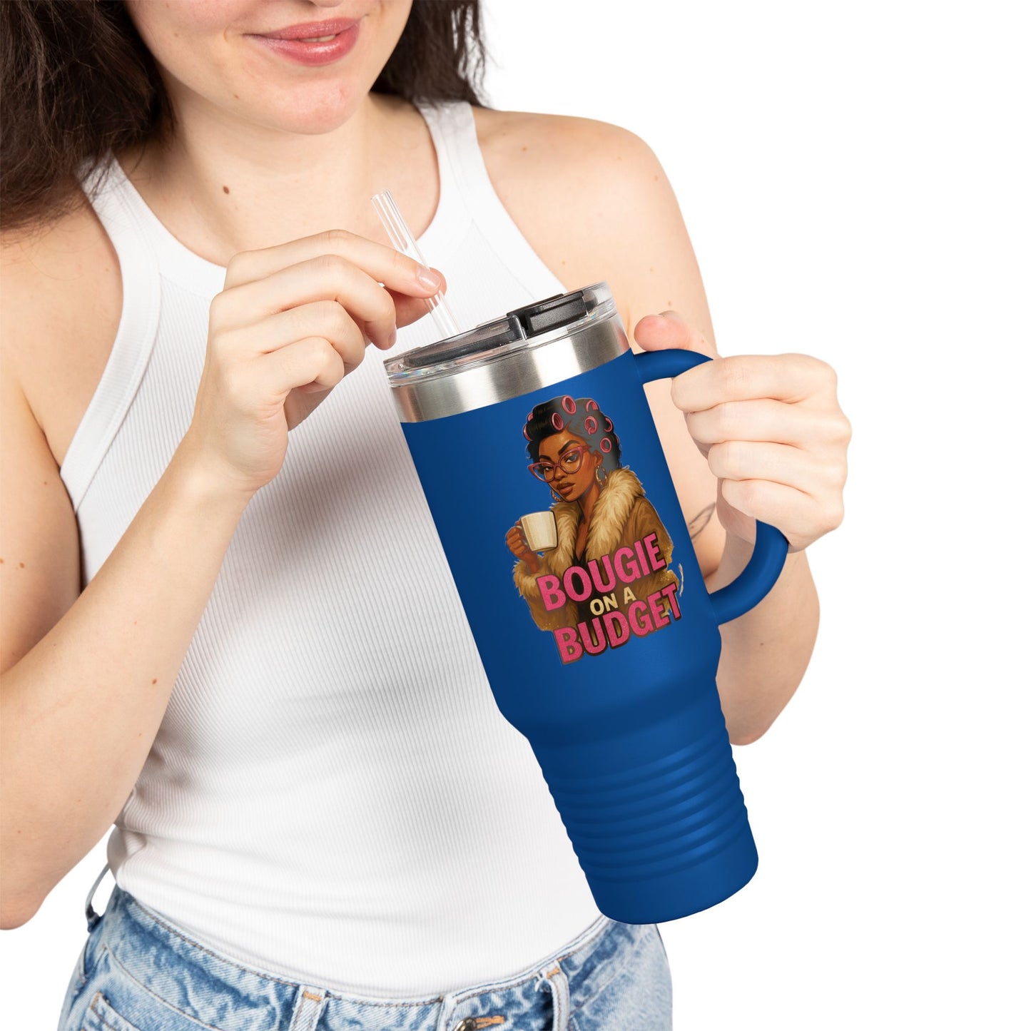 Bougie On A Budget - Insulated Travel Mug, 40oz