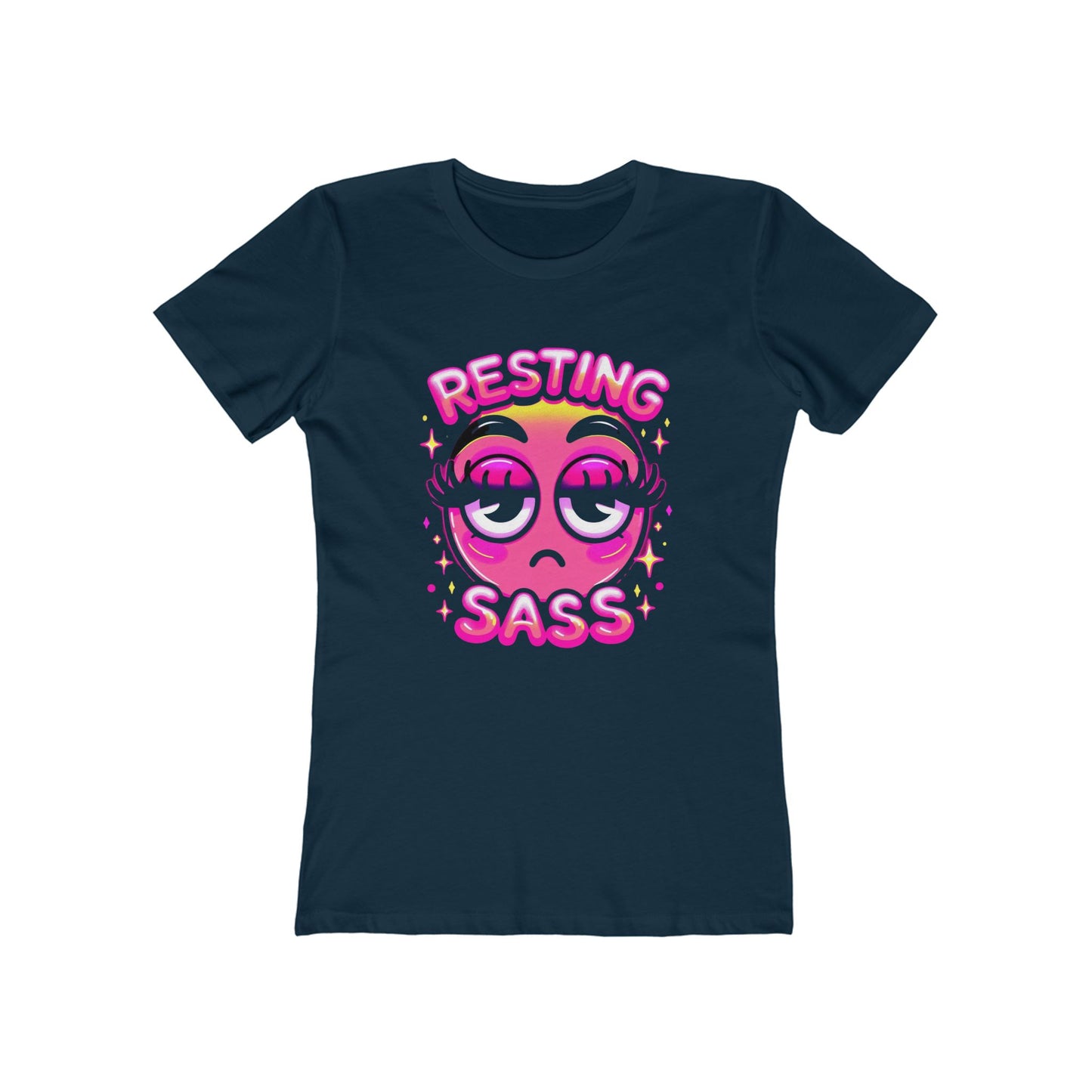 Resting Sass - The Boyfriend Tee for Women - Creatively Designed Shop