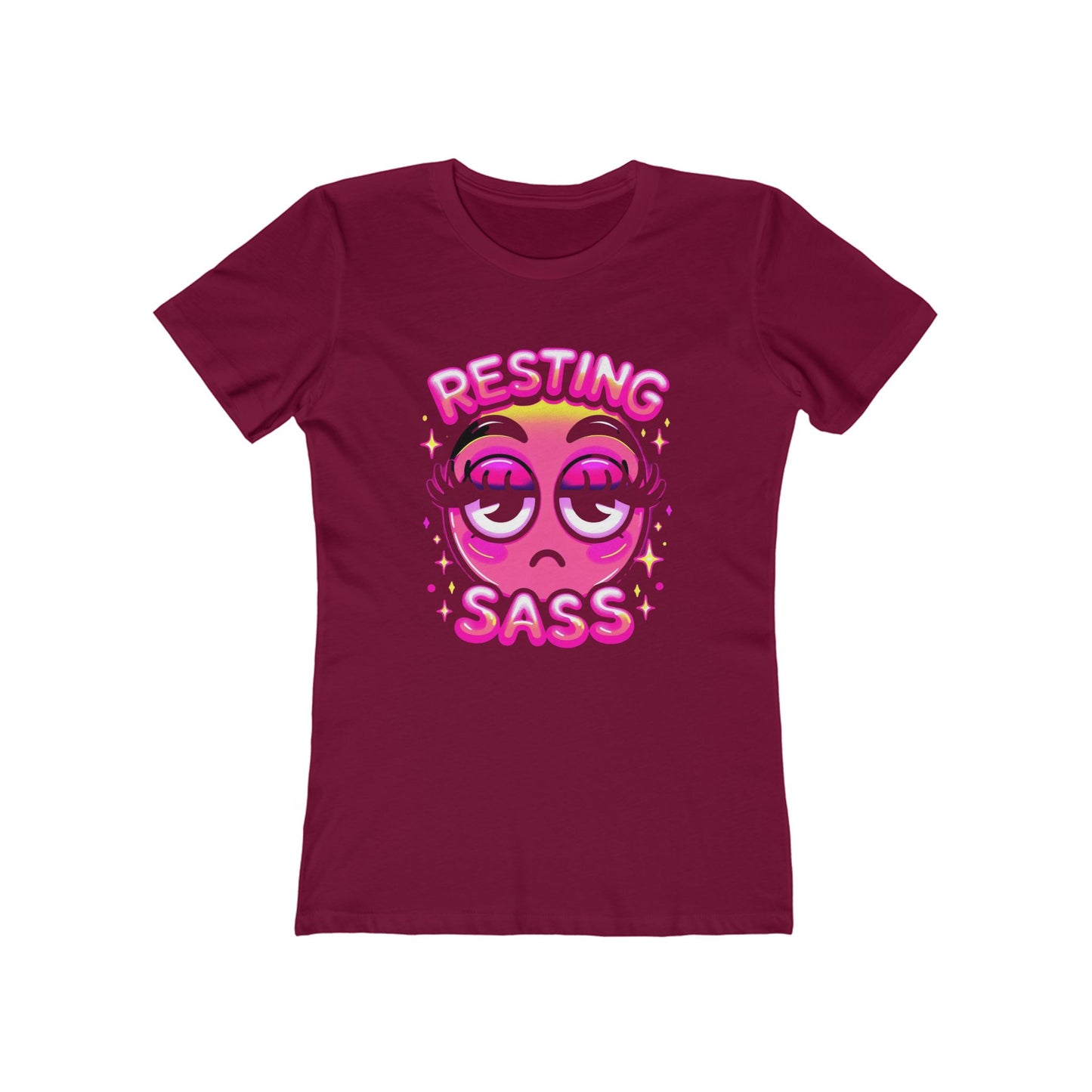 Resting Sass - The Boyfriend Tee for Women - Creatively Designed Shop