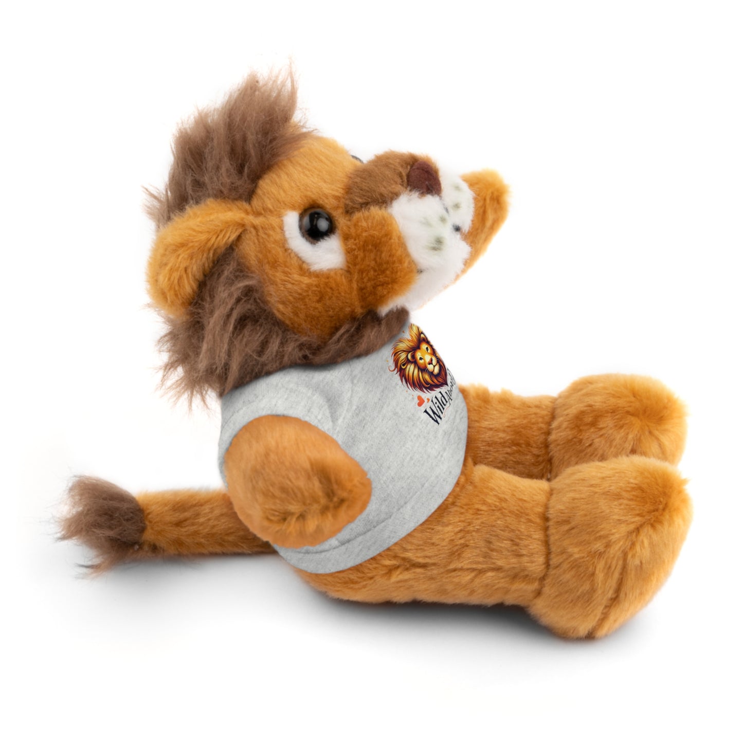 'Wild About You' - Stuffed Lion with Tee - Creatively Designed Shop