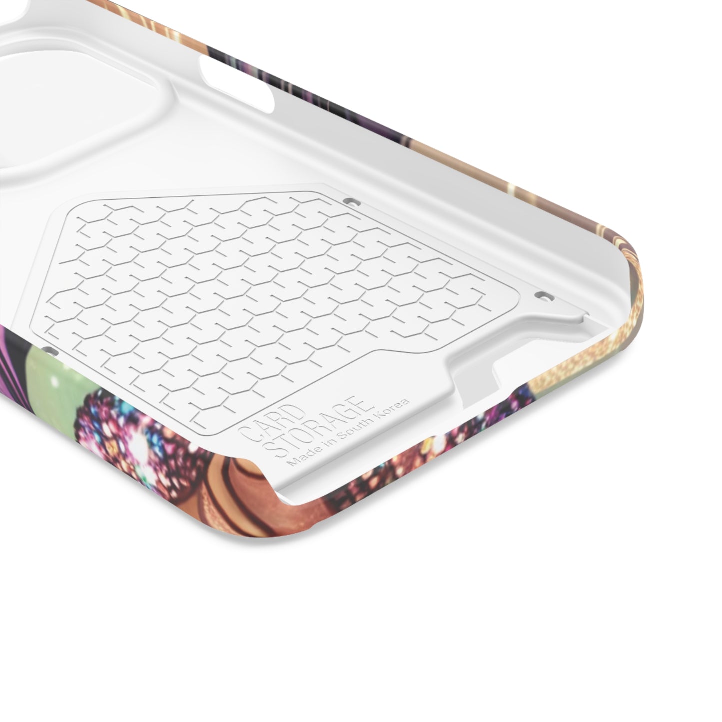 "Stunning" - Phone Case With Card Holder - Creatively Designed Shop