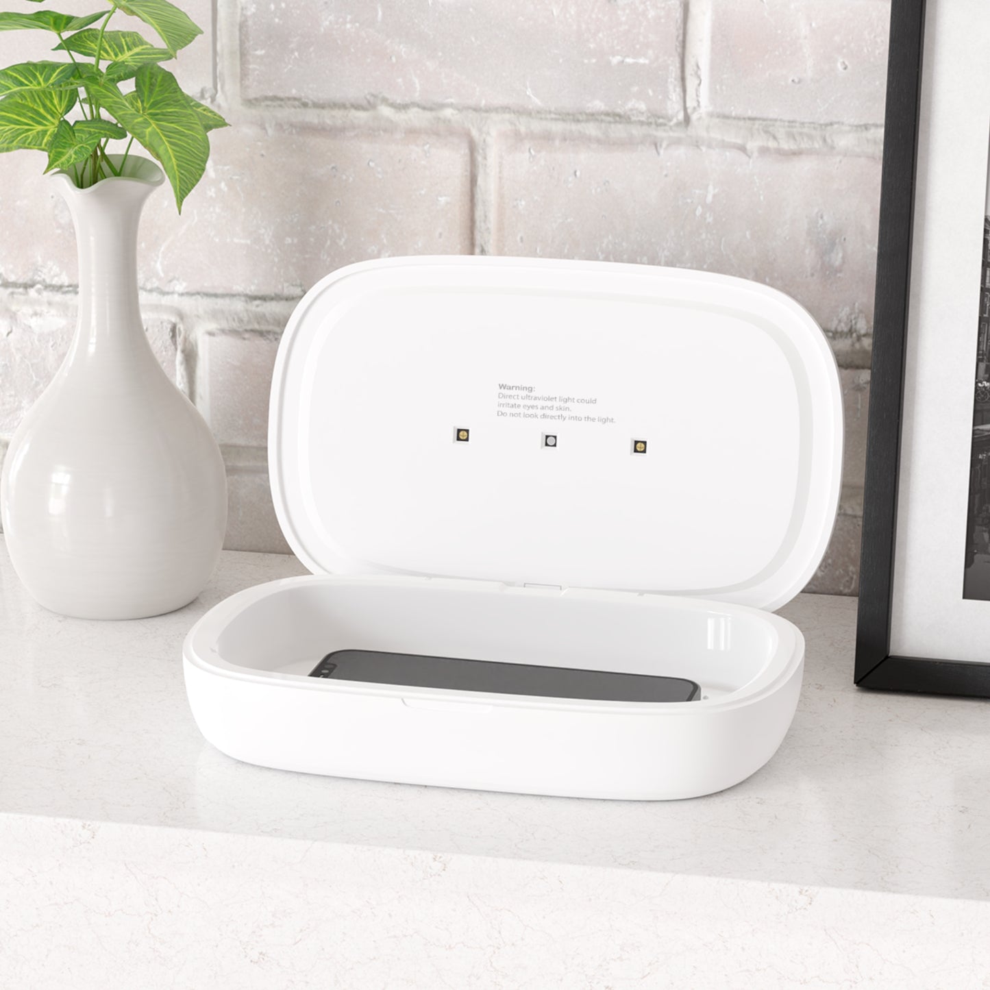 "Stay Powered, Stay Clean" - UV Phone Sanitizer and Wireless Charging Pad - Creatively Designed Shop