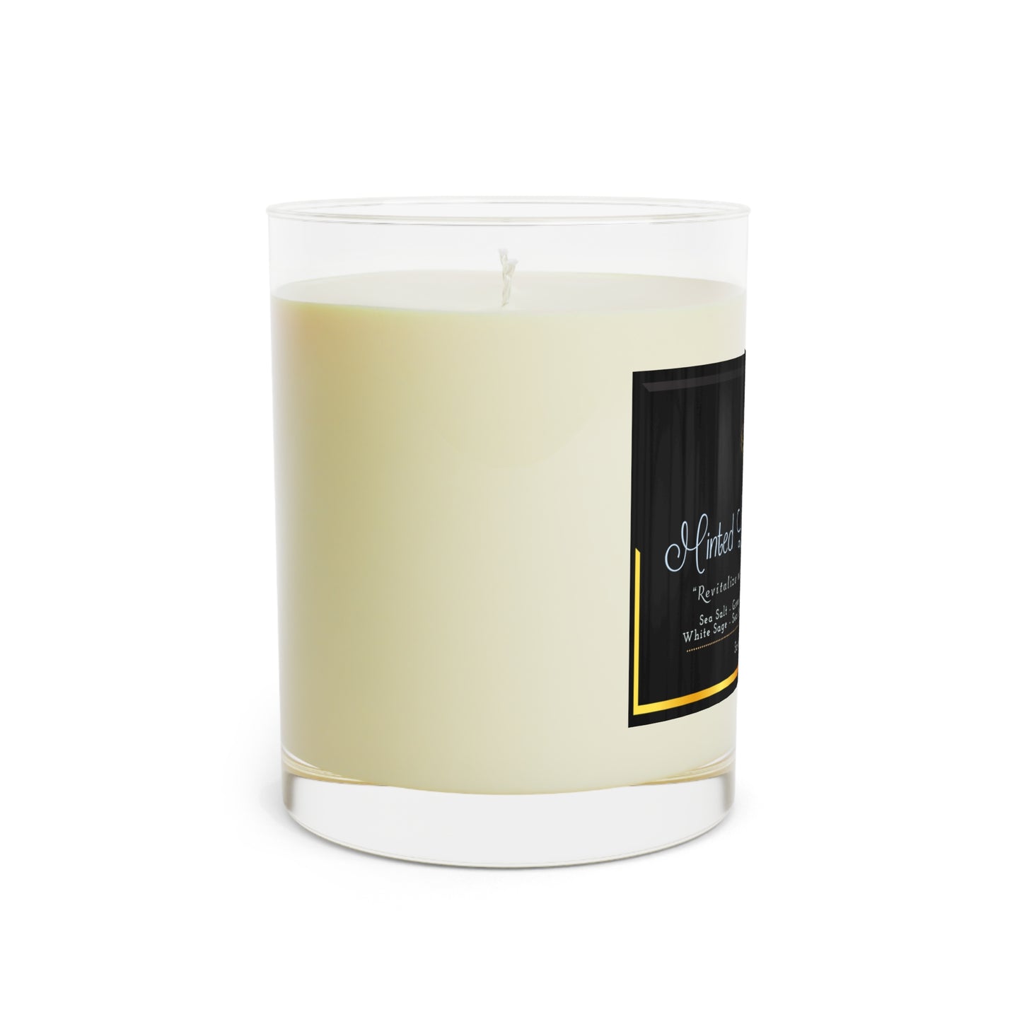 Minted Lavender & Sage - Scented Candle - Full Glass, 11oz - Creatively Designed Shop