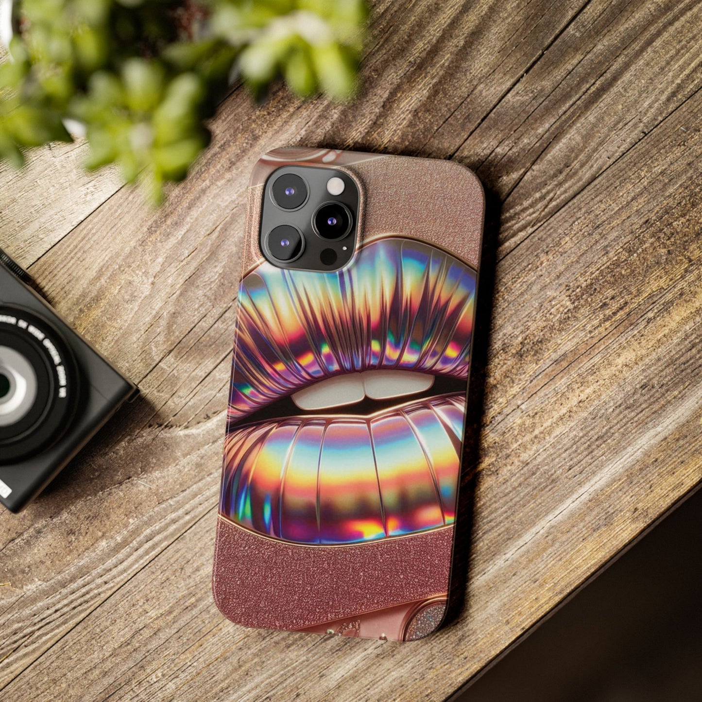"Bronze Kiss" - Slim Phone Cases - Creatively Designed Shop
