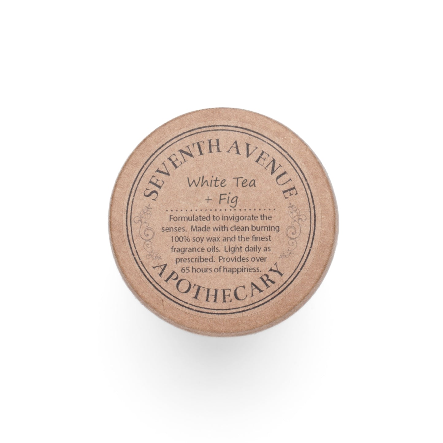 White Tea & Fig - Scented Candle - Full Glass, 11oz