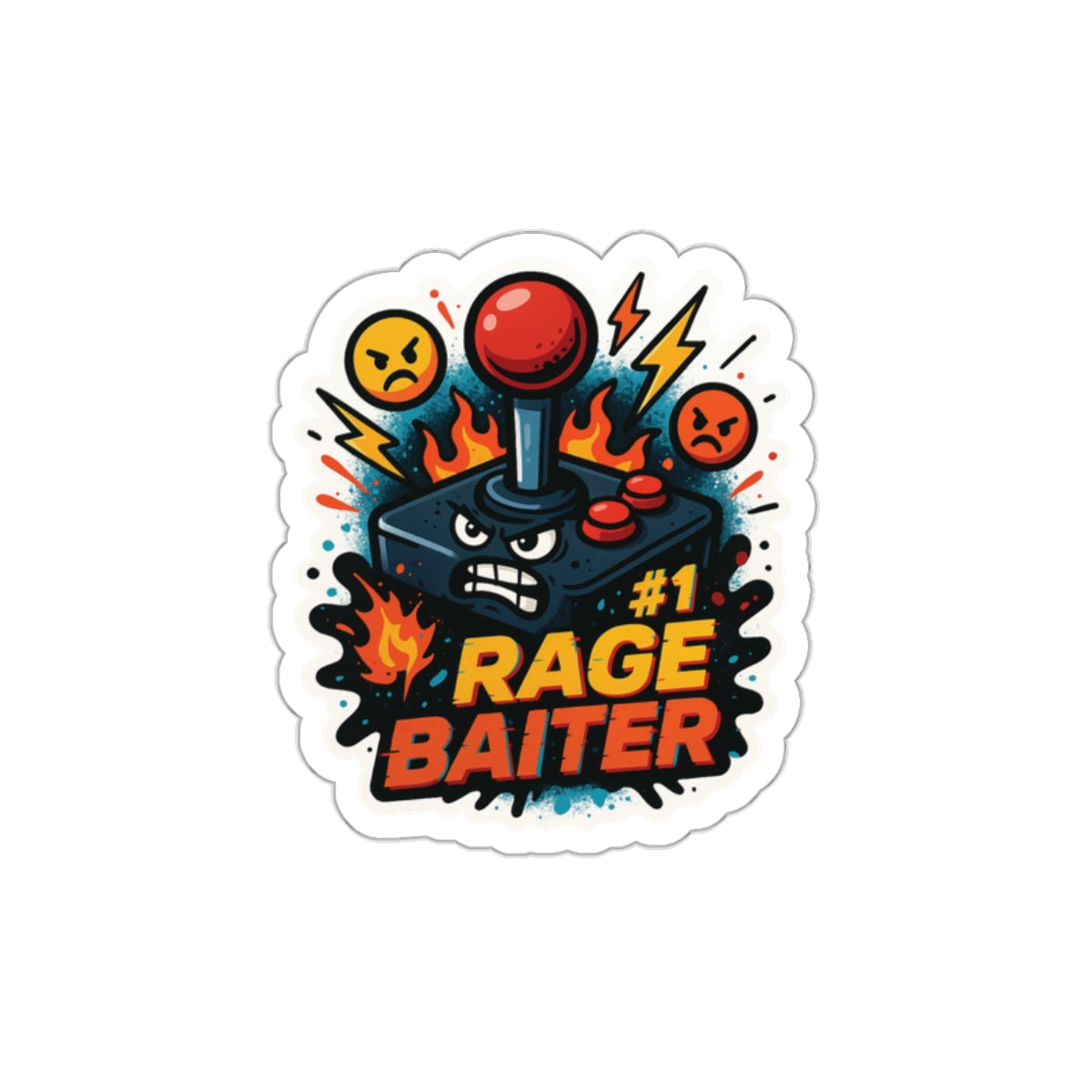 #1 Rage Baiter - Die-Cut Sticker