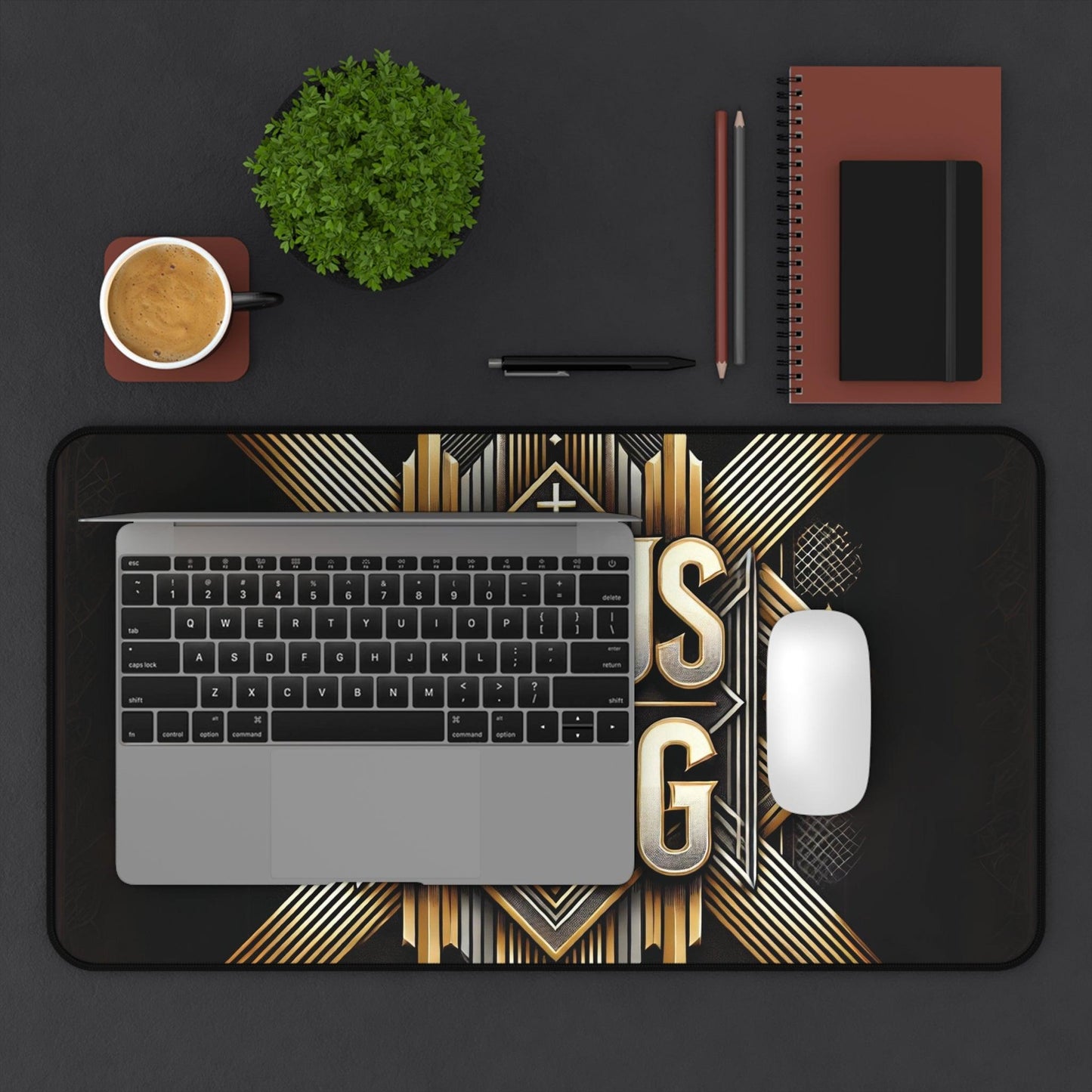 "Jesus Is King" - Desk Mat - Creatively Designed Shop