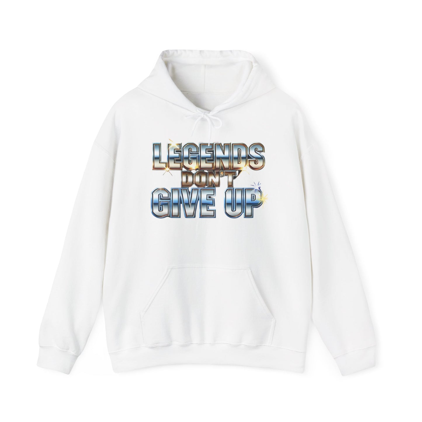 Legends Don't Give Up - Unisex Heavy Blend™ Hooded Sweatshirt - Creatively Designed Shop