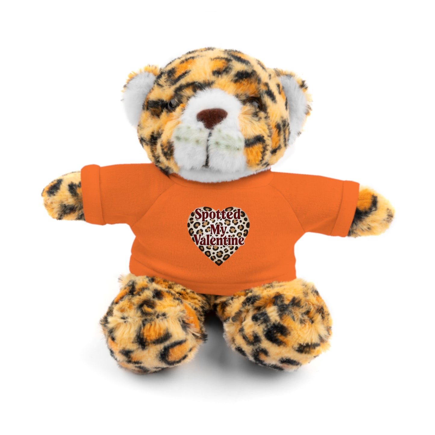 'Spotted My Valentine' - Stuffed Jaquar with Tee - Creatively Designed Shop
