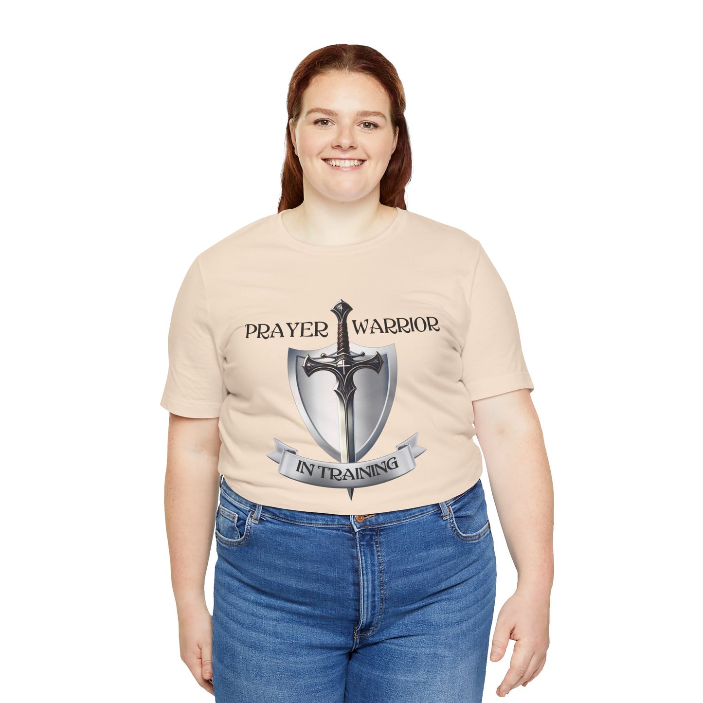 Prayer Warrior in Training - Unisex Jersey Short Sleeve Tee