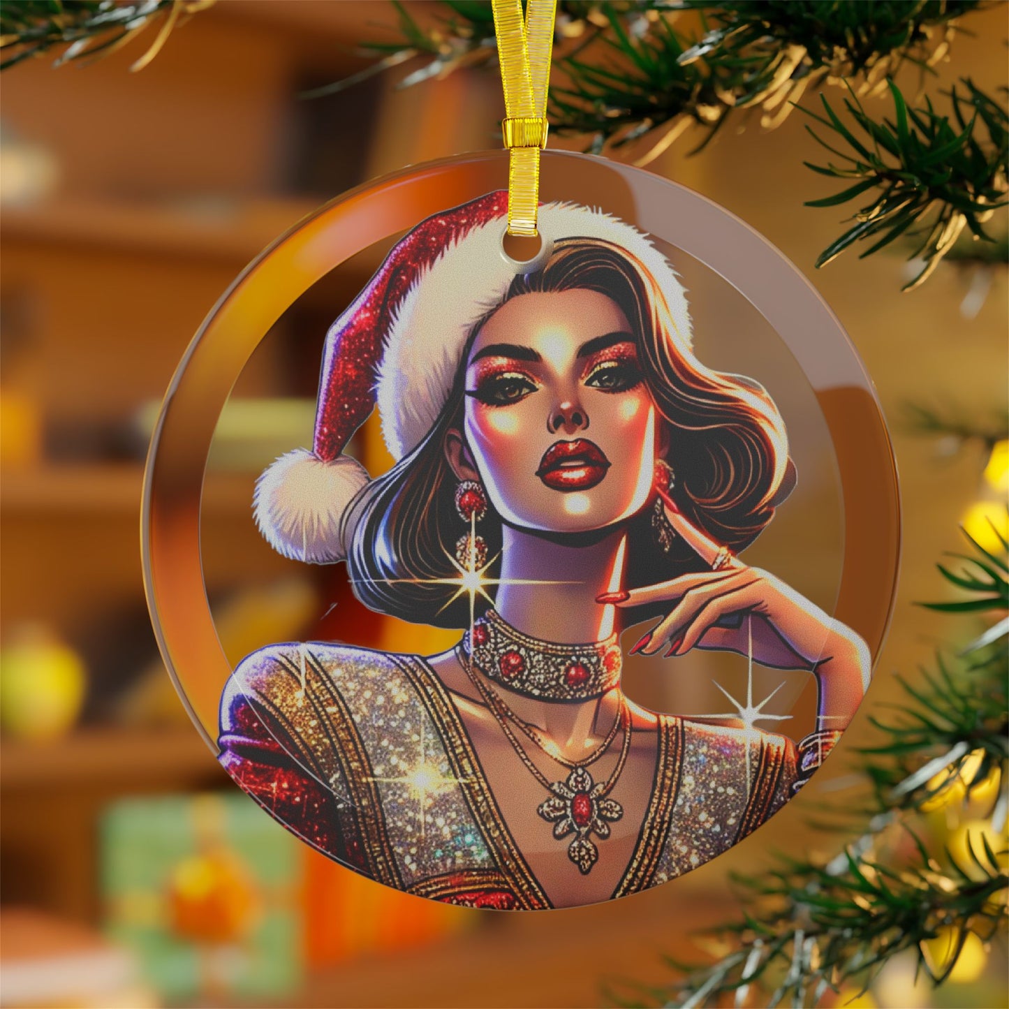 Christmas Beauty - Glass Ornaments - Creatively Designed Shop