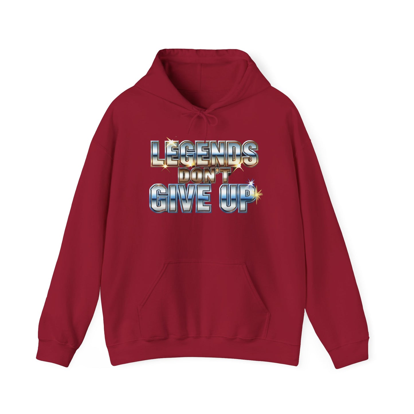 Legends Don't Give Up - Unisex Heavy Blend™ Hooded Sweatshirt - Creatively Designed Shop