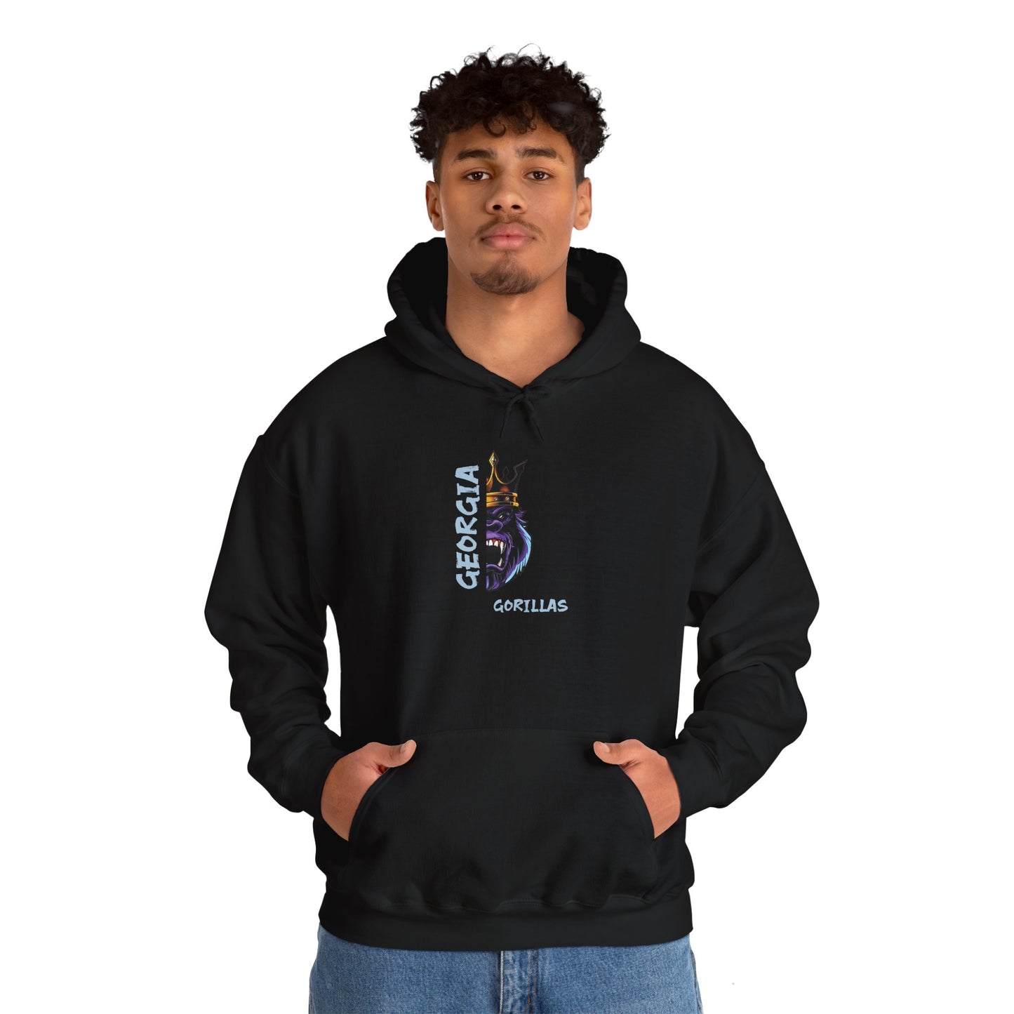 Georgia Gorillas - Unisex Heavy Blend™ Hooded Sweatshirt - Creatively Designed Shop