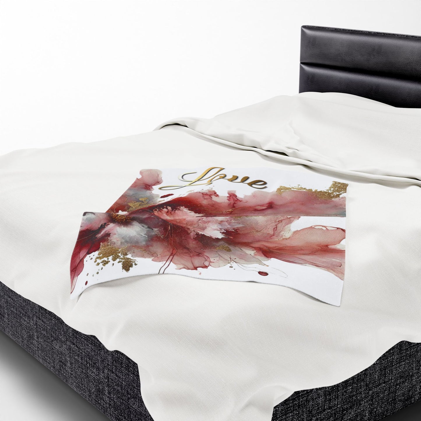 Love - Velveteen Plush Blanket