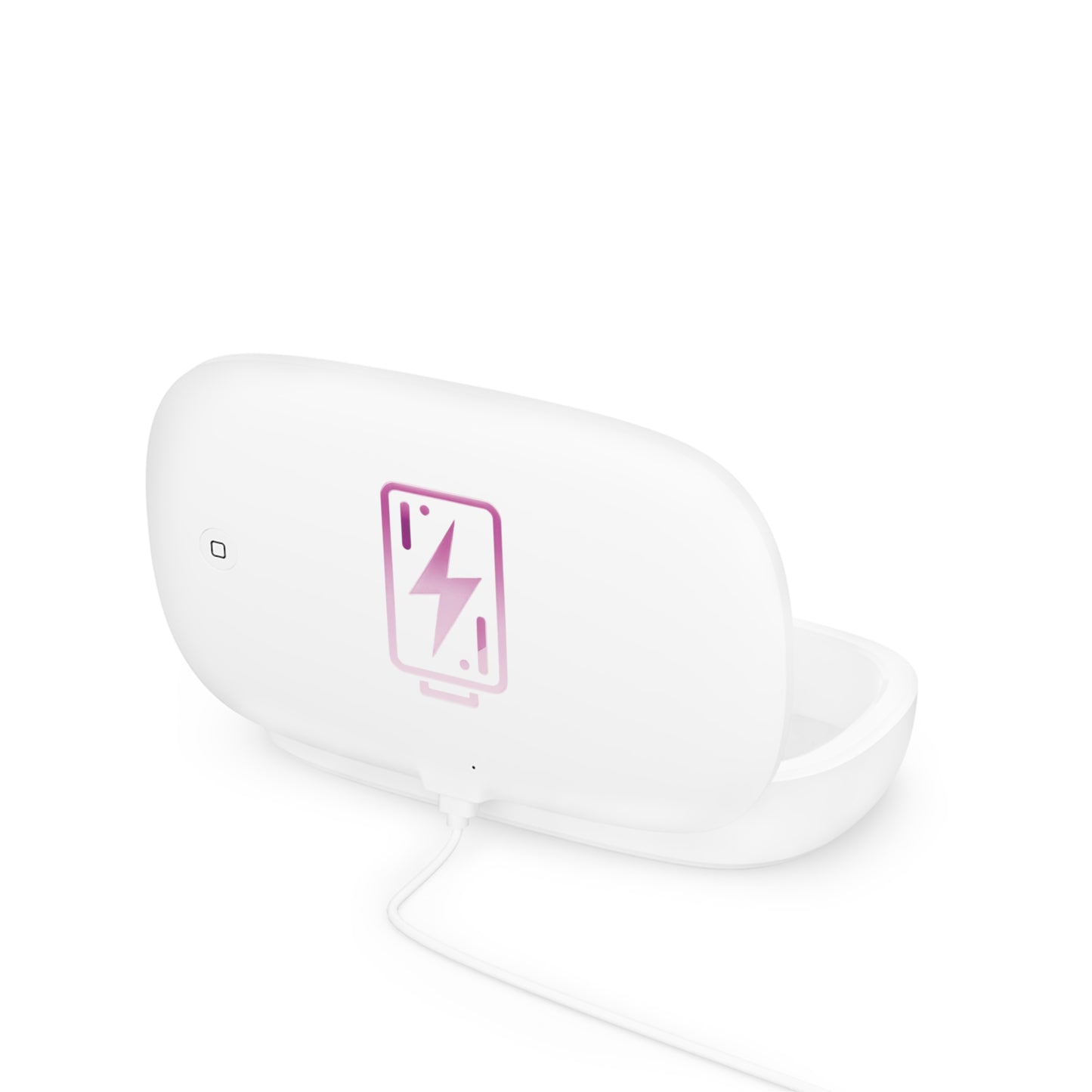 Charging Icon (Pink) -UV Phone Sanitizer and Wireless Charging Pad - Creatively Designed Shop