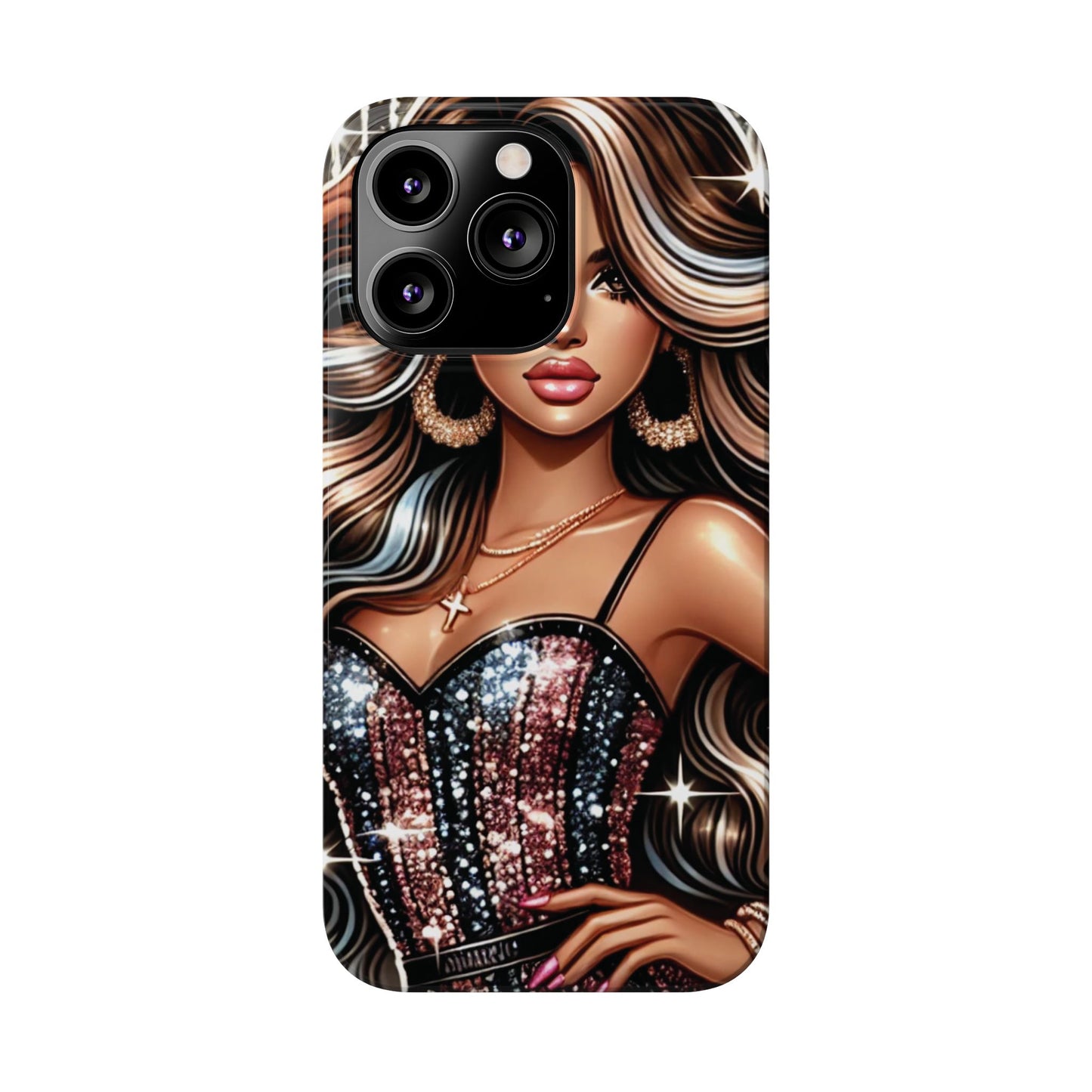 "Beautiful" - Slim Phone Cases - Creatively Designed Shop