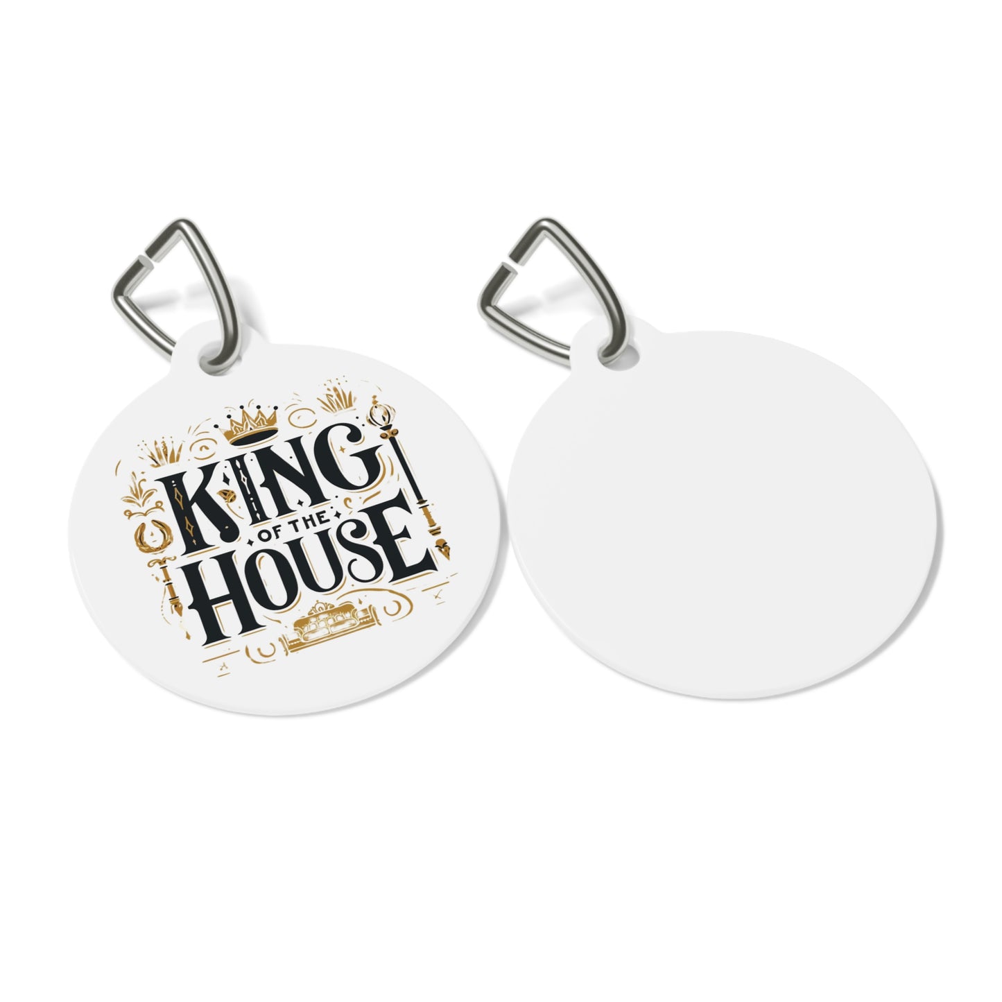 King of the House - Pet Tag - Creatively Designed Shop