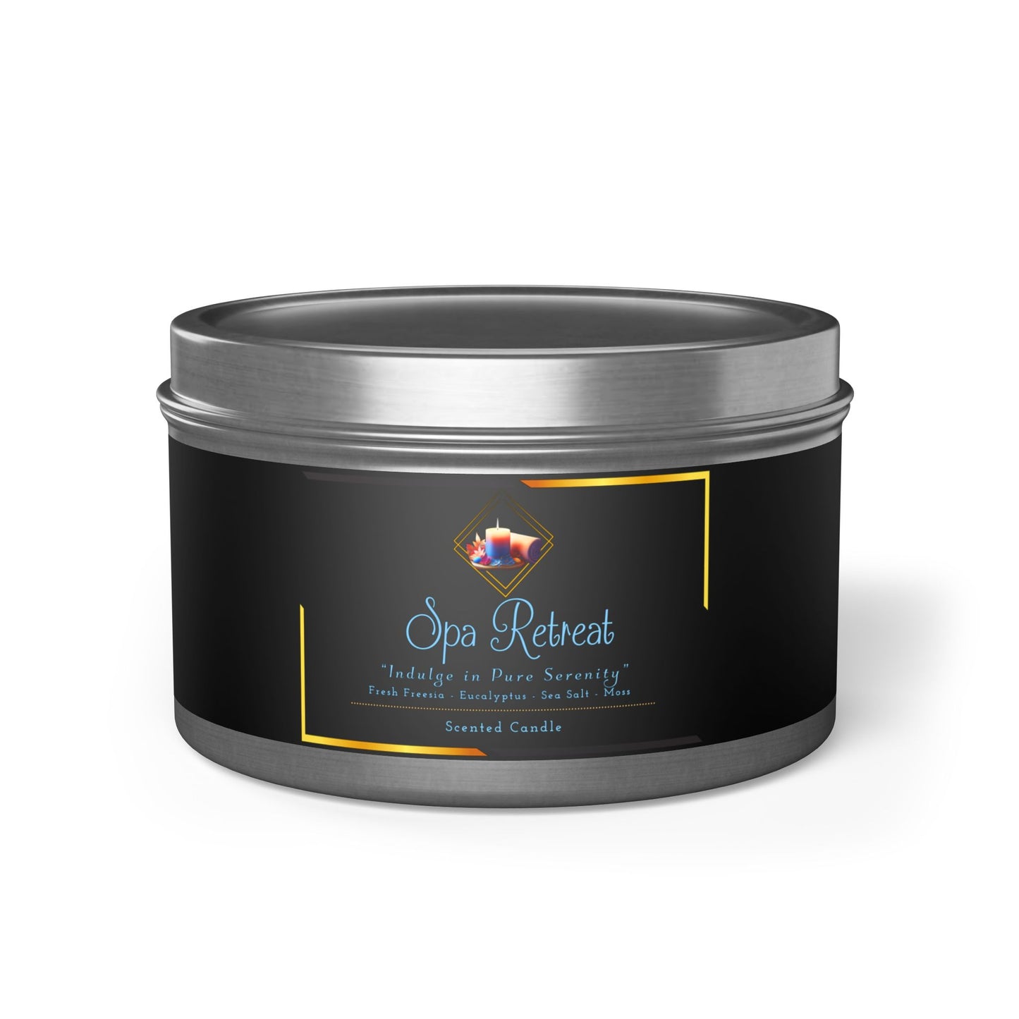 Spa Retreat - Tin Candles - Creatively Designed Shop