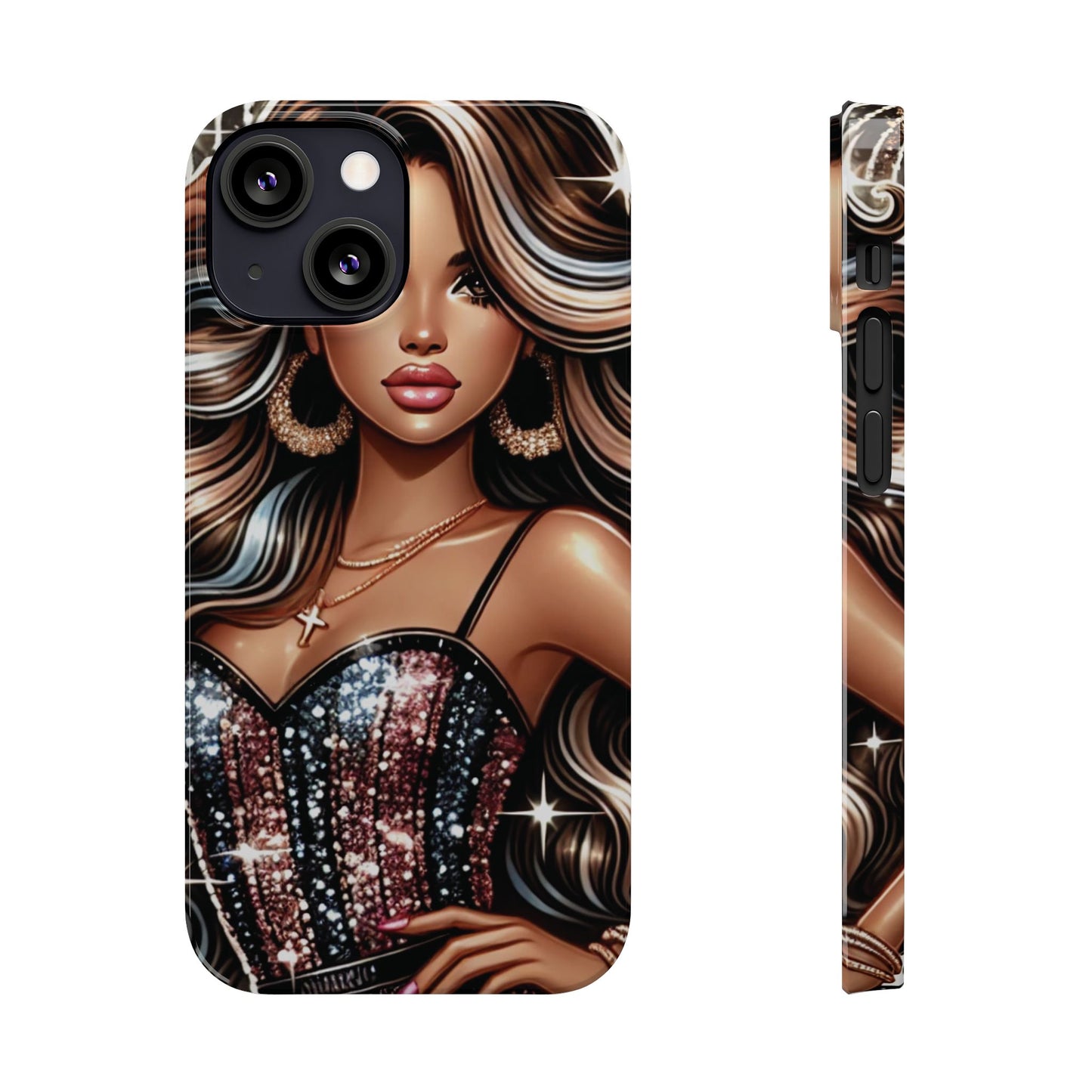 "Beautiful" - Slim Phone Cases - Creatively Designed Shop