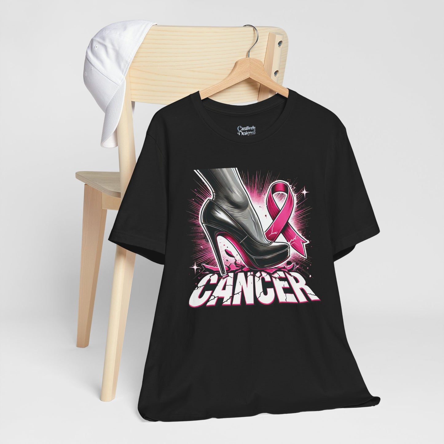 Stepping on Cancer - Unisex Jersey Short Sleeve Tee