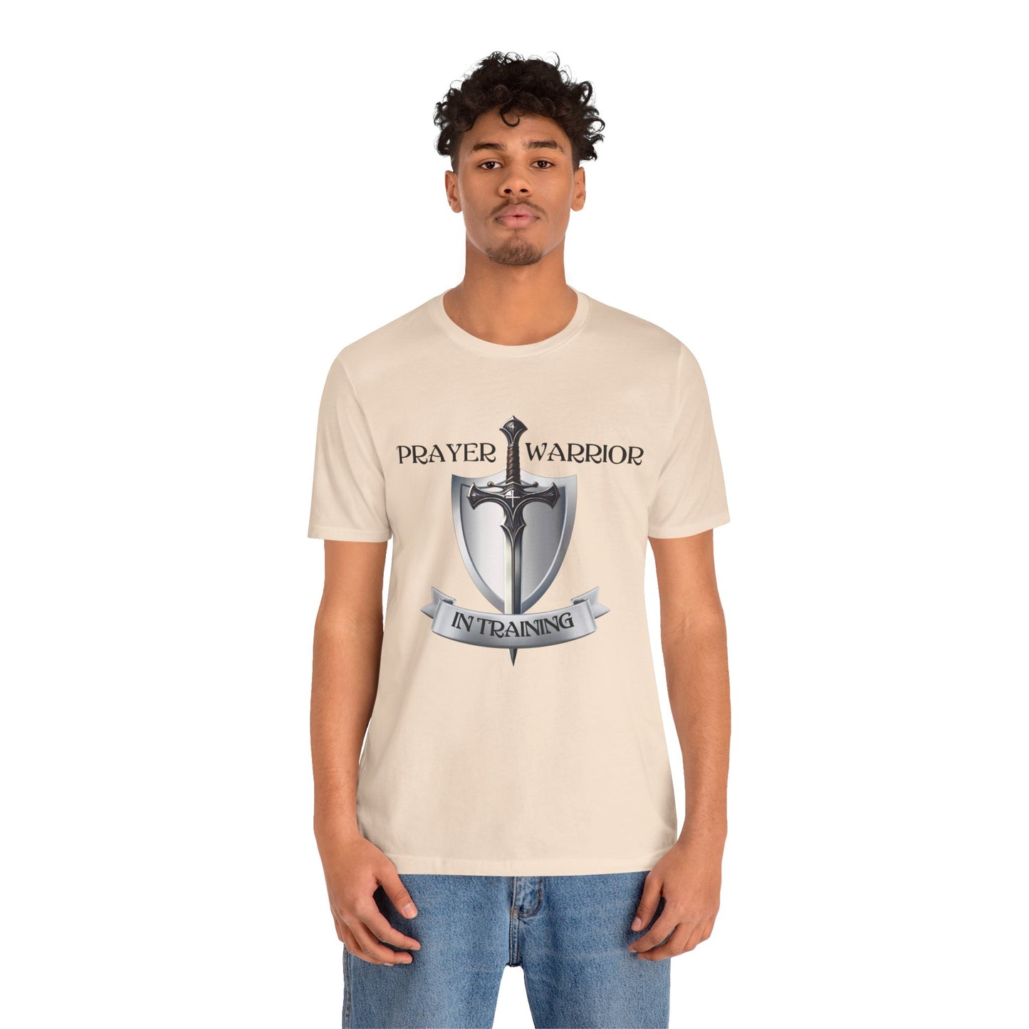 Prayer Warrior in Training - Unisex Jersey Short Sleeve Tee