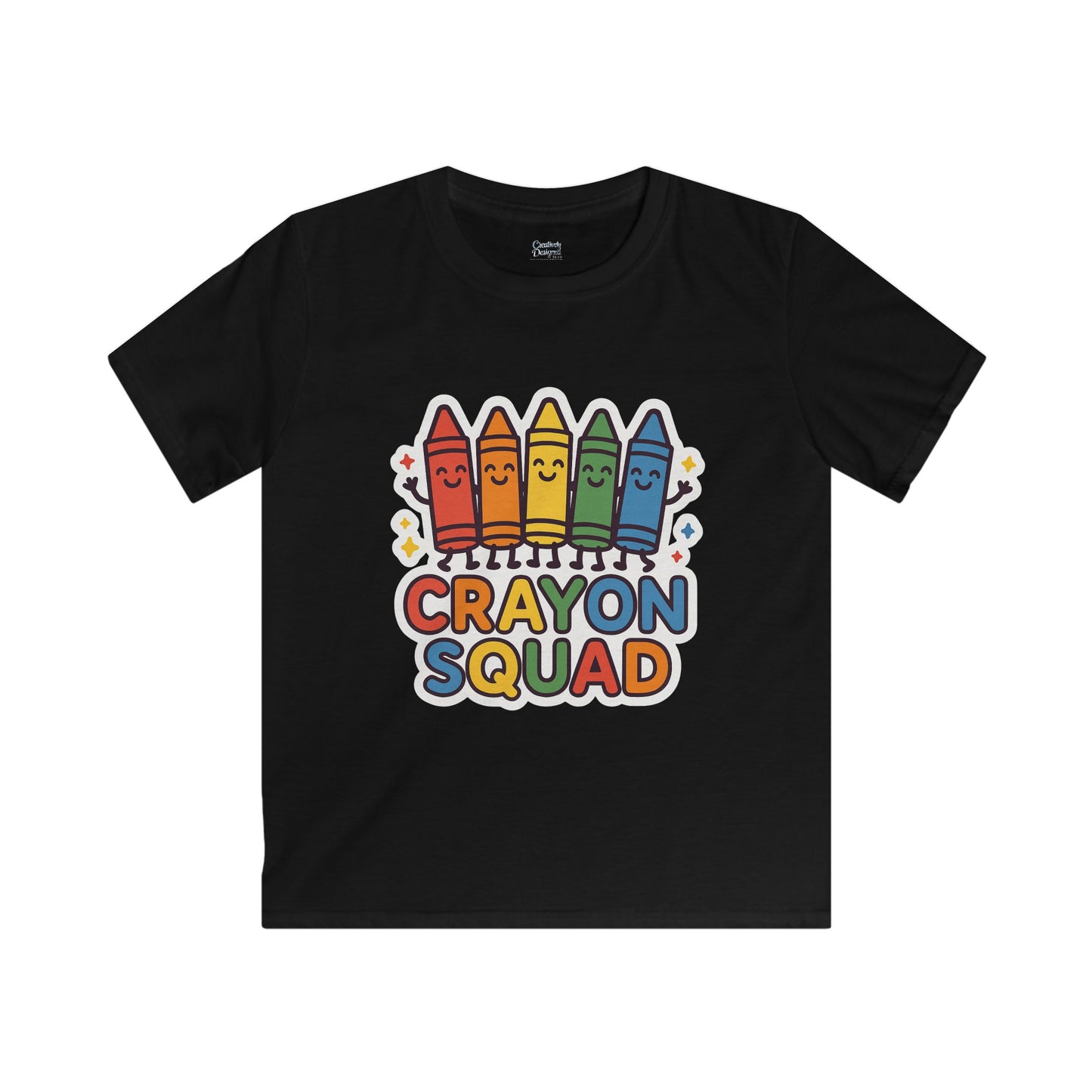 Crayon Squad - Kids Softstyle Tee