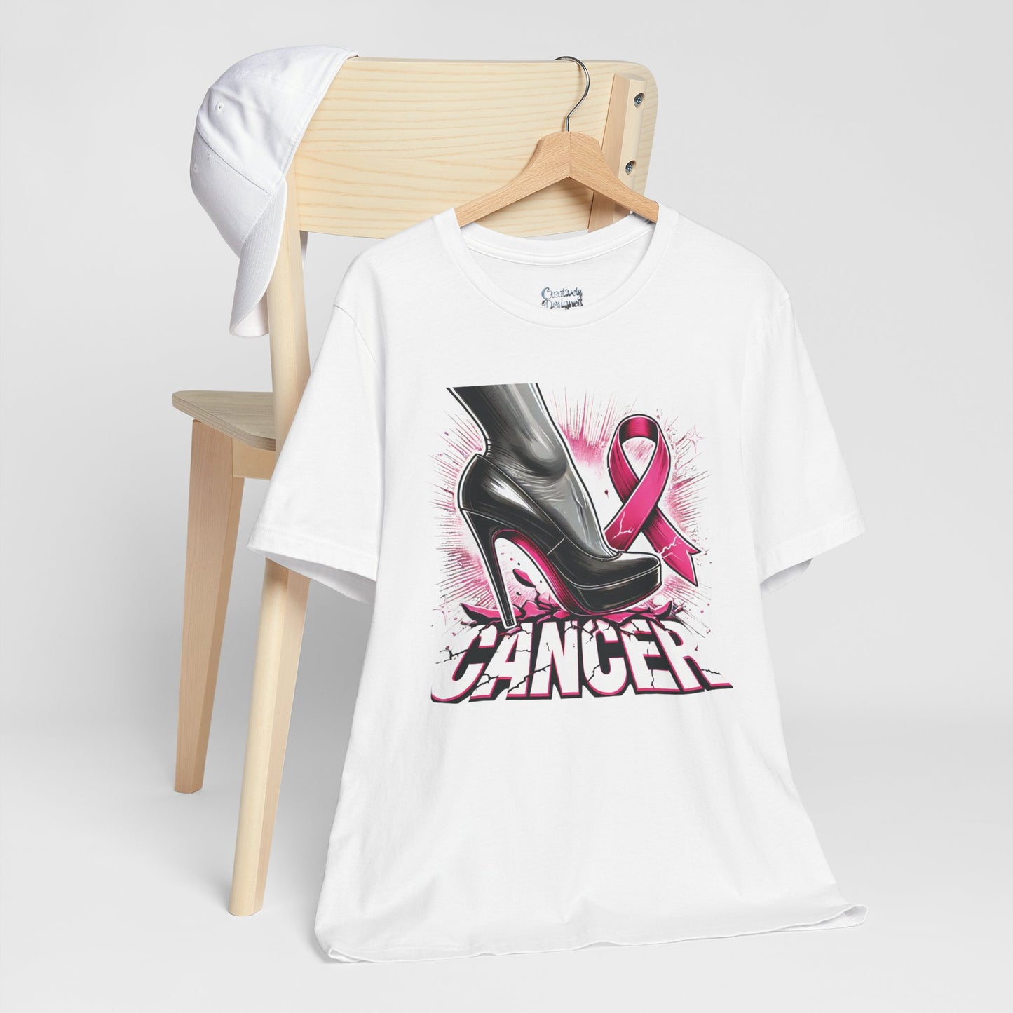 Stepping on Cancer - Unisex Jersey Short Sleeve Tee