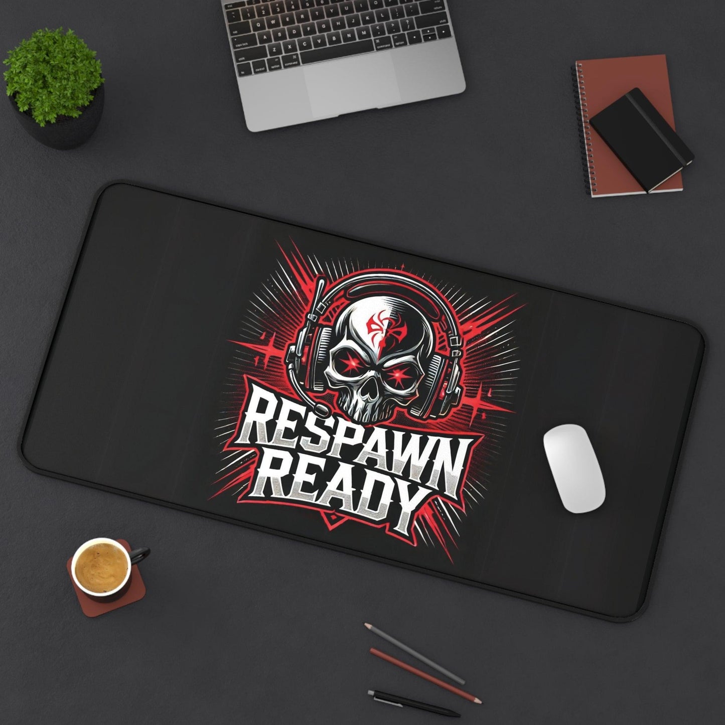 "Respawn Ready" - Desk Mat - Creatively Designed Shop