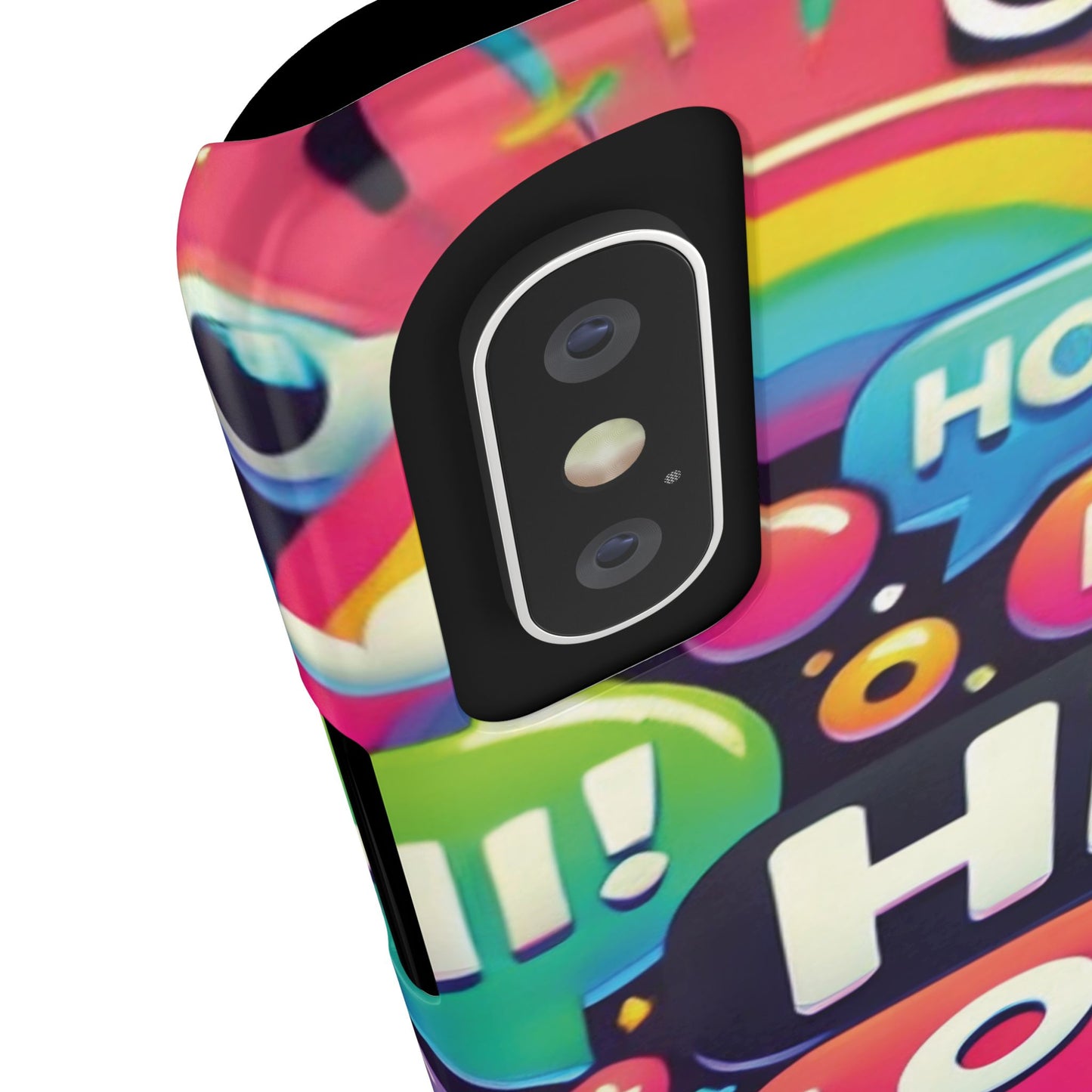 "Text Bubbles" - Slim Phone Cases - Creatively Designed Shop