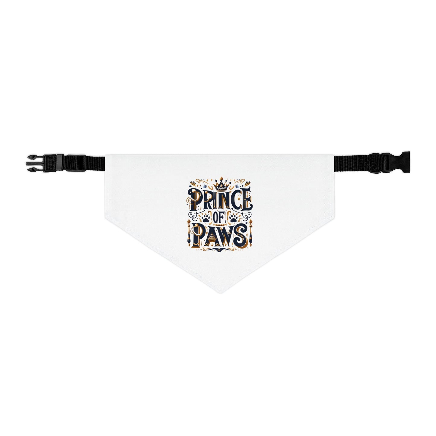Prince of Paws - Pet Bandana Collar - Creatively Designed Shop