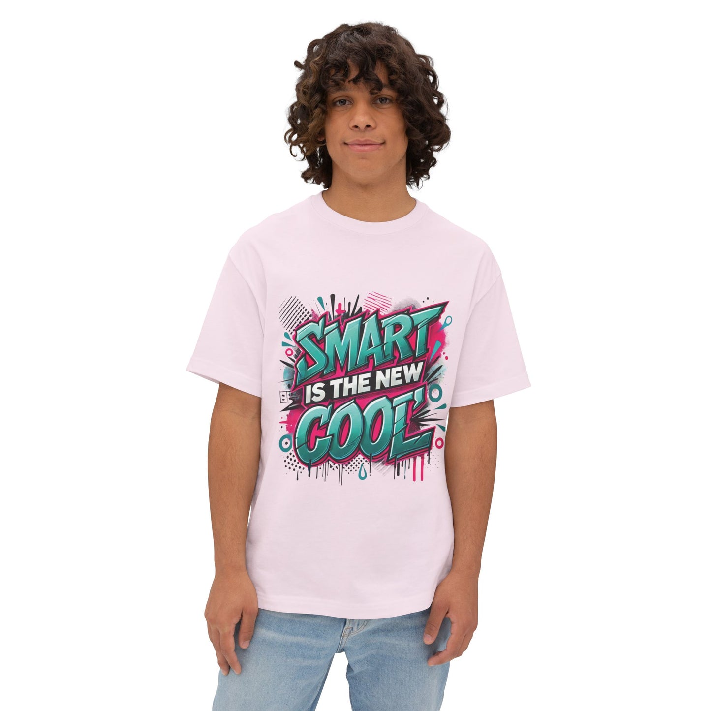 Smart is the New Cool - Unisex Oversized Boxy Tee