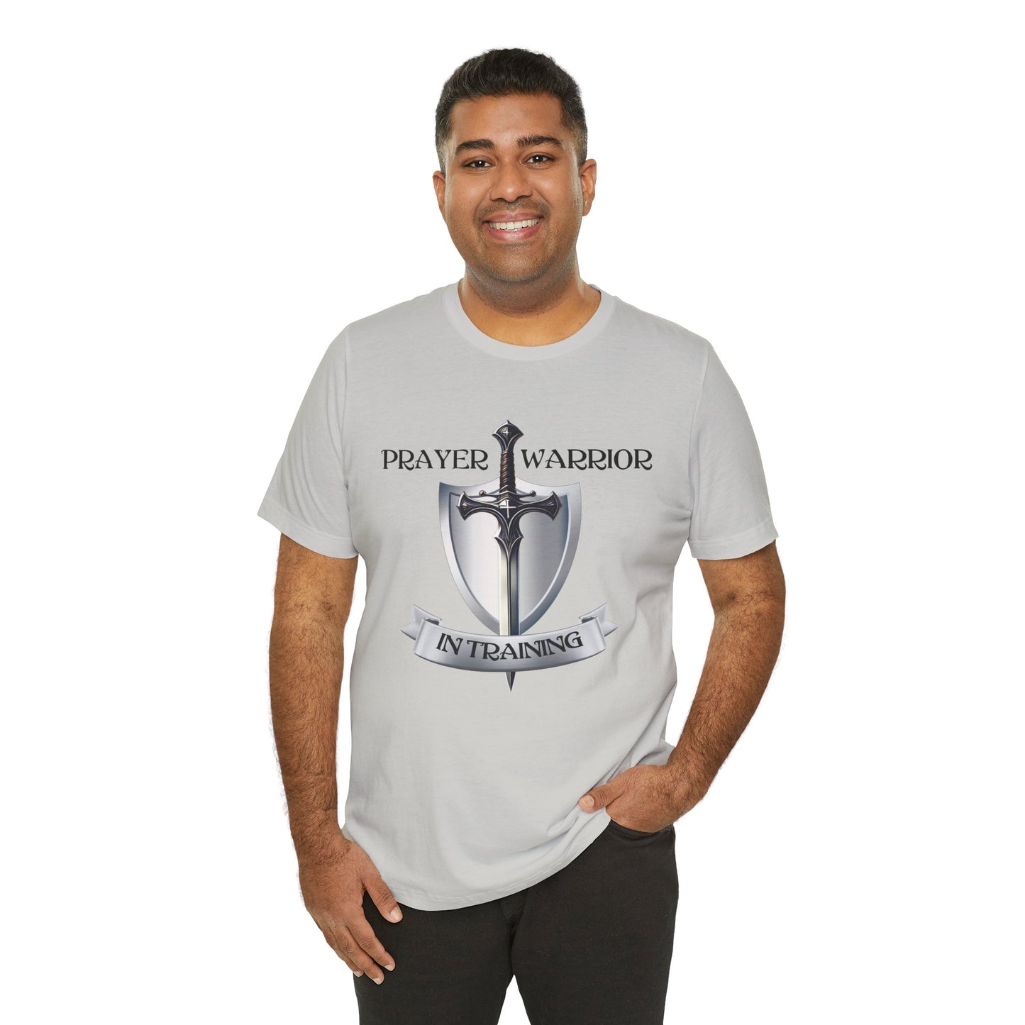 Prayer Warrior in Training - Unisex Jersey Short Sleeve Tee