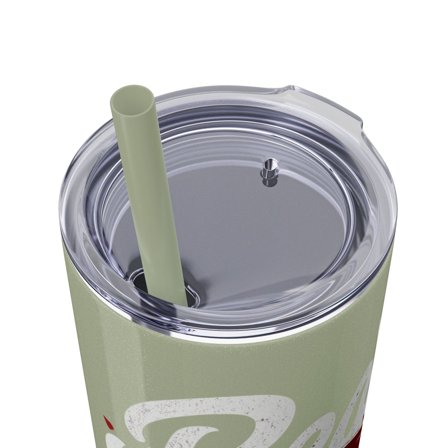 Beauty Speaks - Skinny Tumbler with Straw, 20oz - Creatively Designed Shop