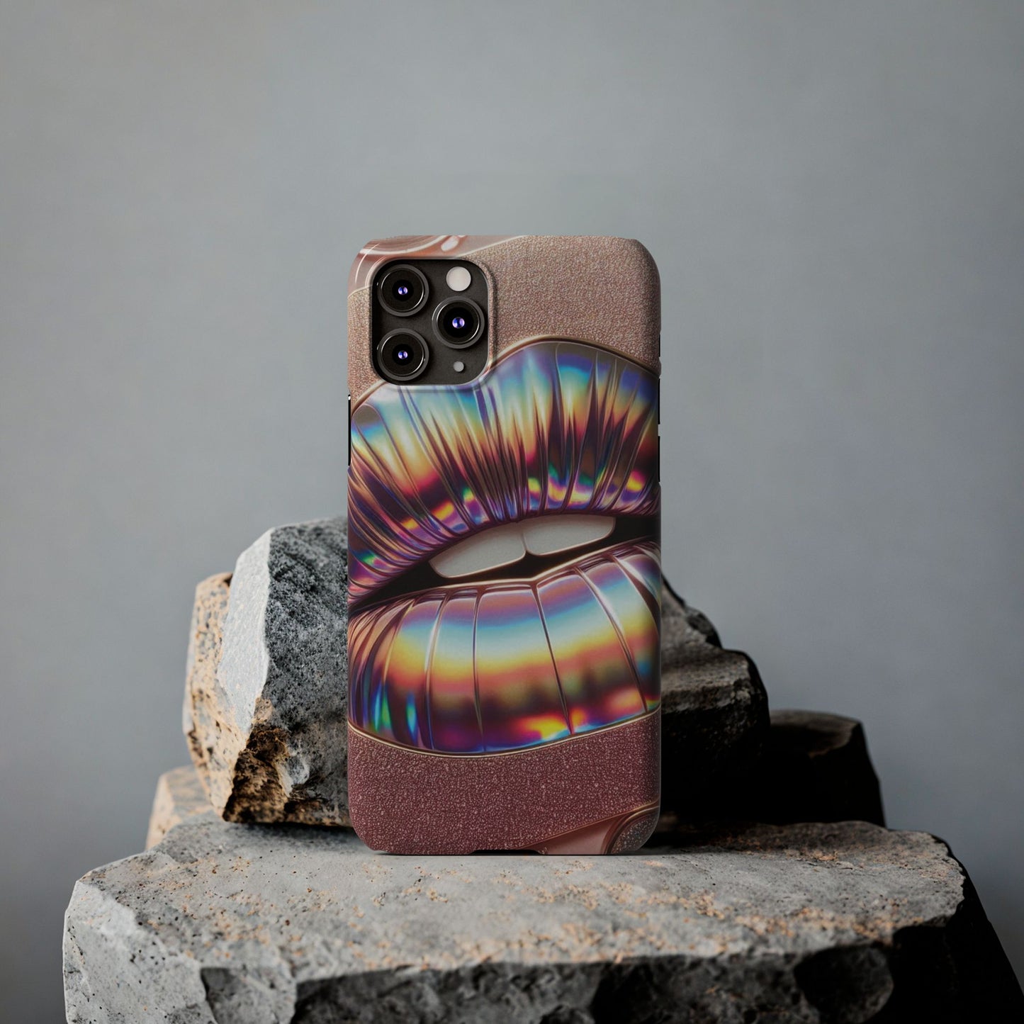 "Bronze Kiss" - Slim Phone Cases - Creatively Designed Shop