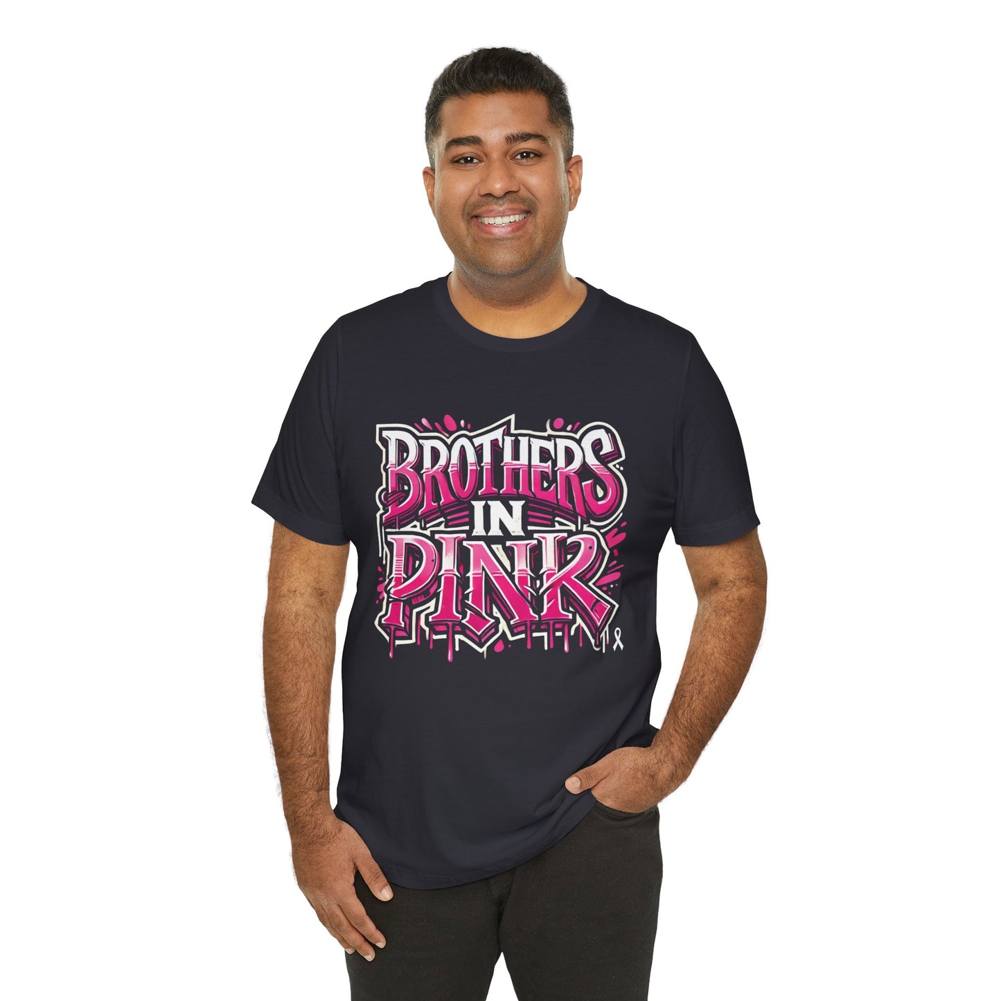 Brothers in Pink - Unisex Jersey Short Sleeve Tee