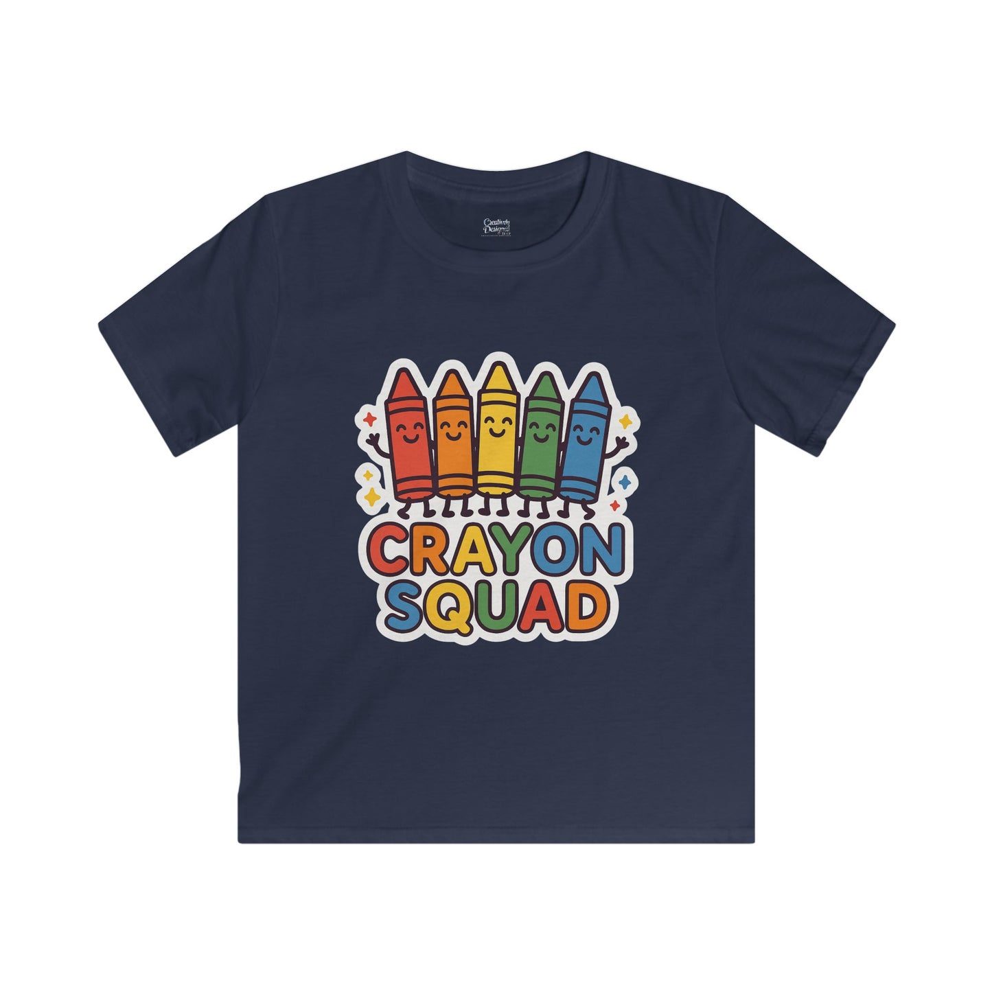 Crayon Squad - Kids Softstyle Tee
