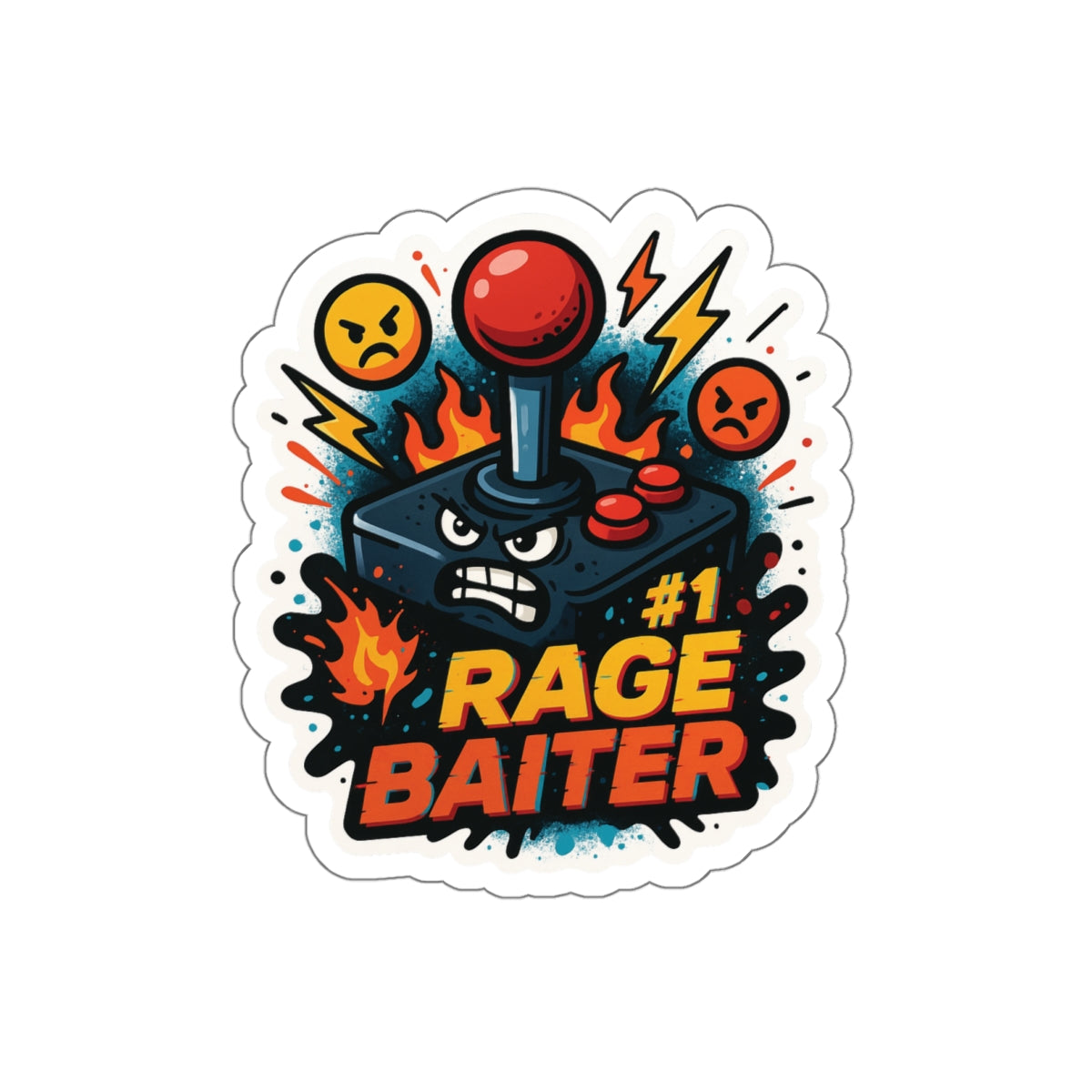 #1 Rage Baiter - Die-Cut Sticker