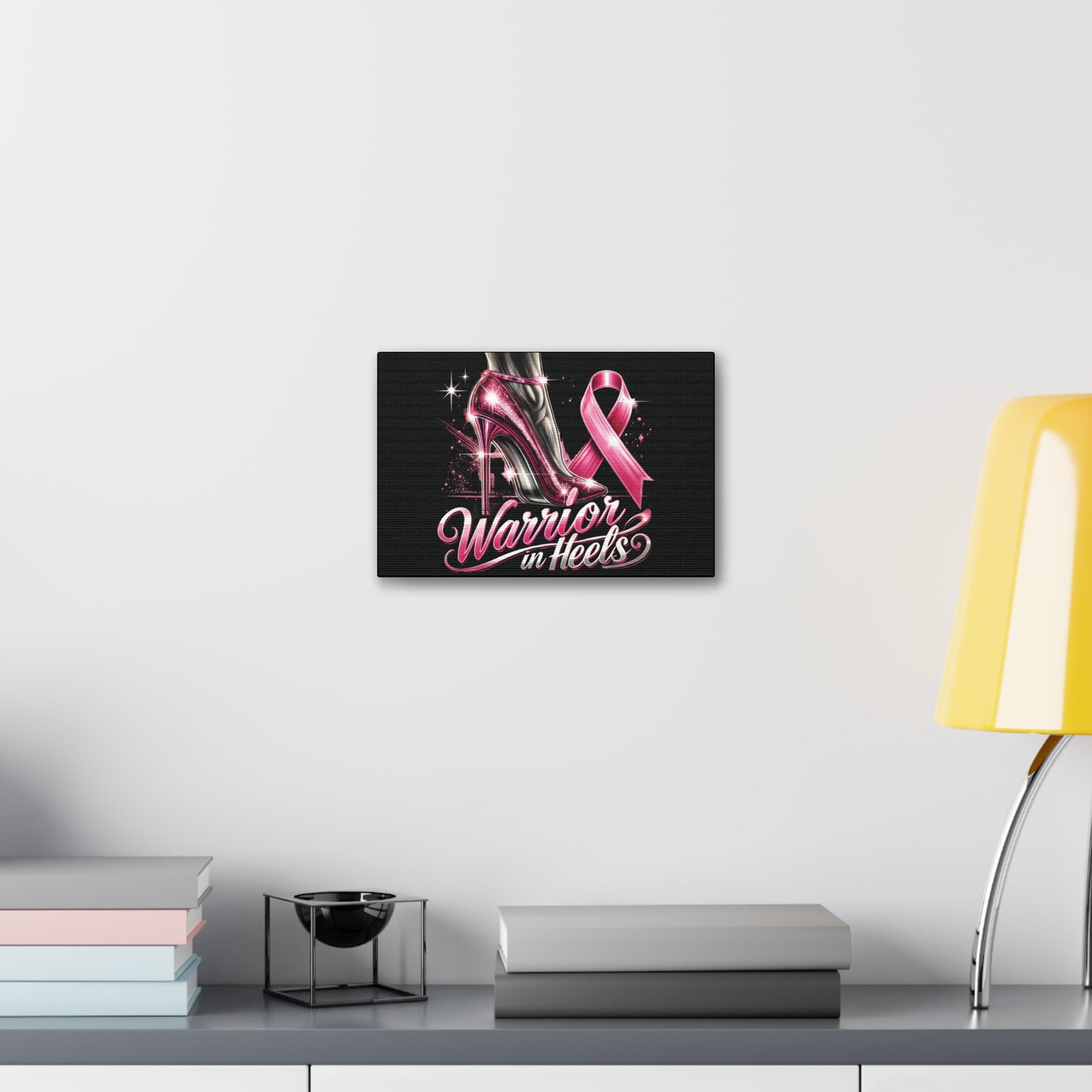 Pink Warrior Heels - Canvas Art