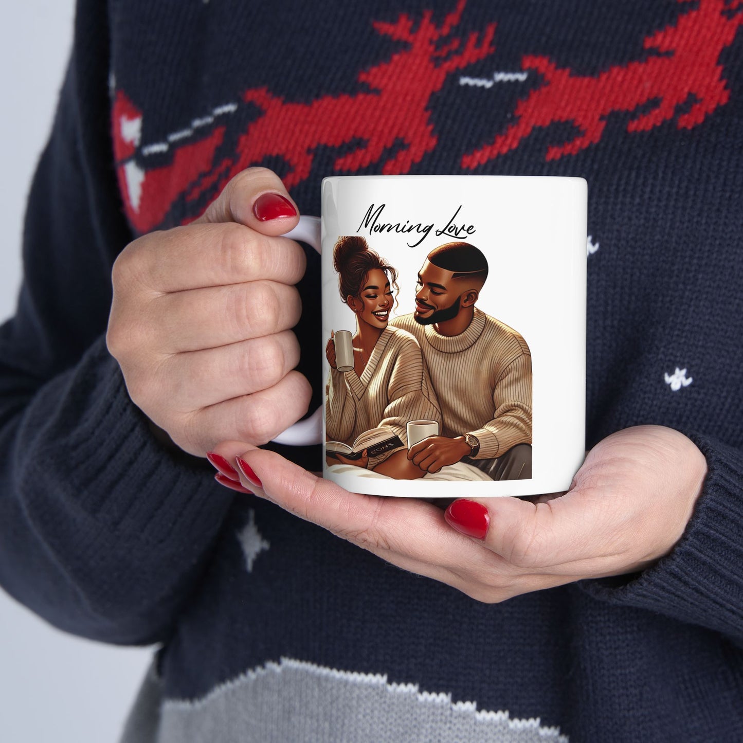 Morning Love - Ceramic Mug (11oz & 15oz) - Creatively Designed Shop