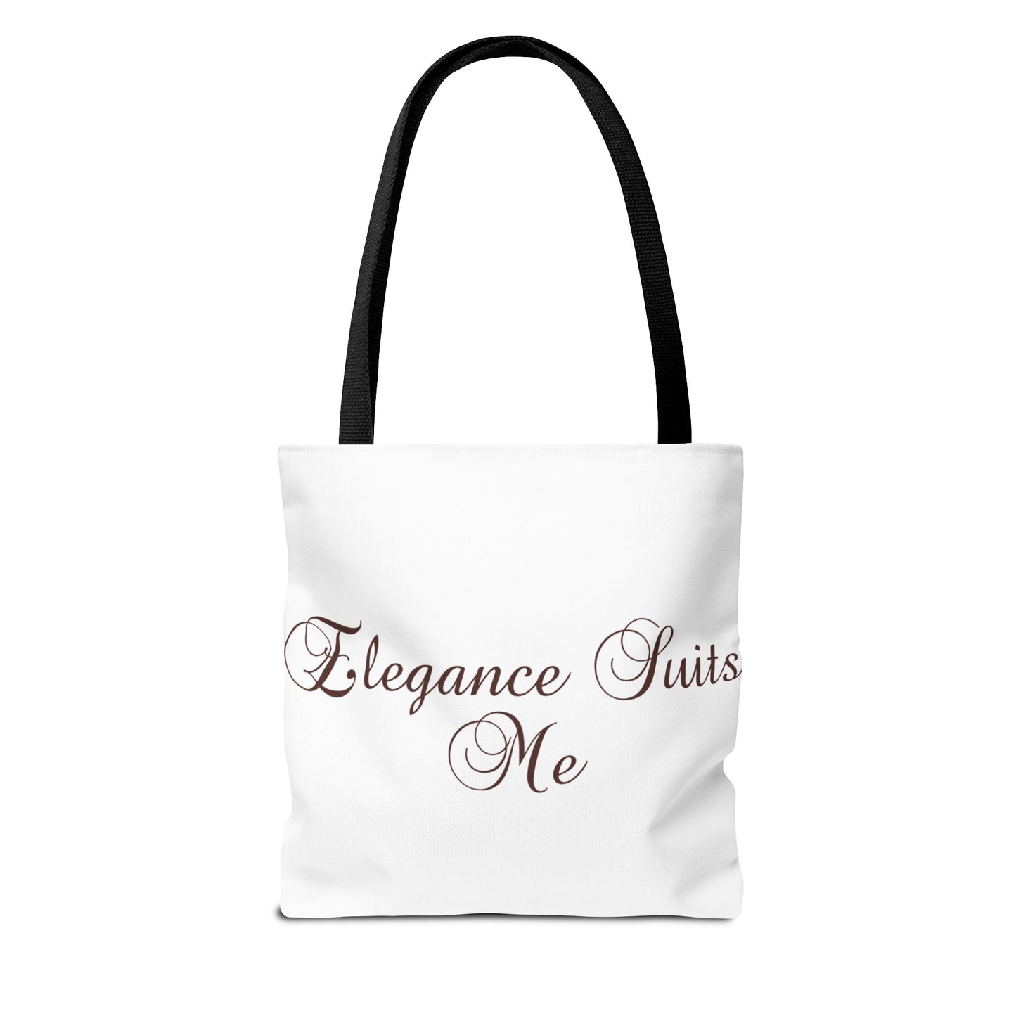 "Elegance Suits Me" - Tote Bag (AOP) - Creatively Designed Shop
