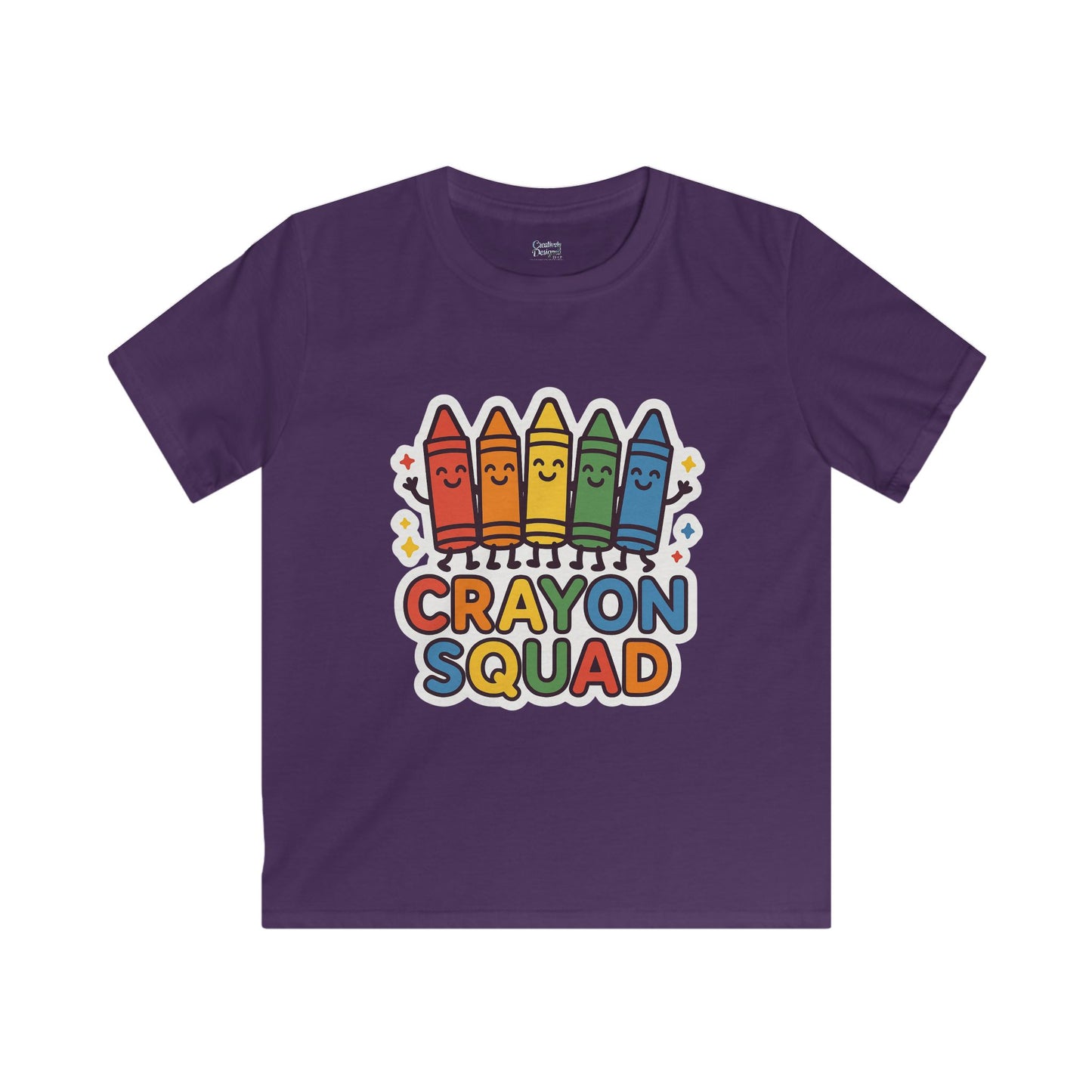 Crayon Squad - Kids Softstyle Tee