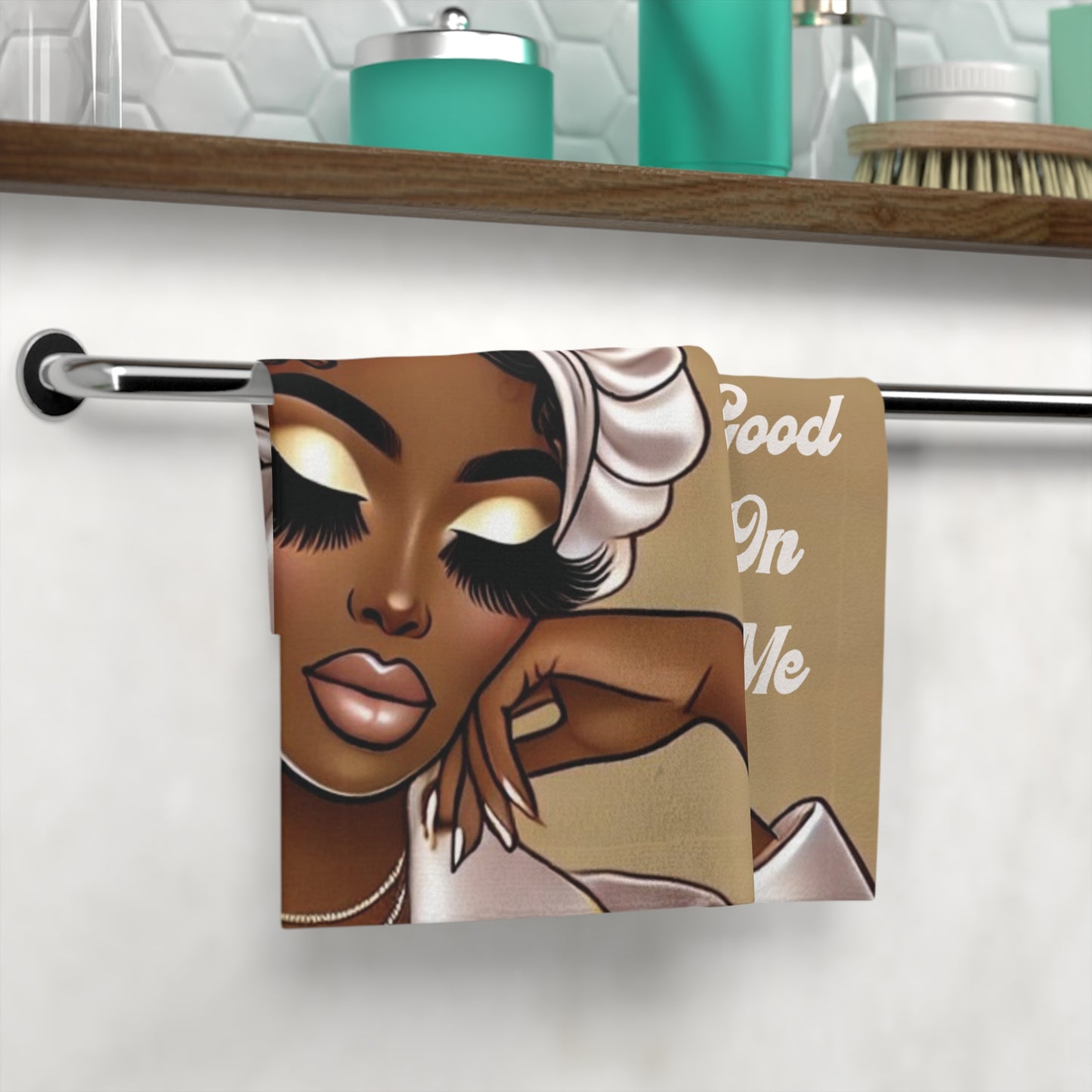 Peace Looks Good On Me - Face Towel