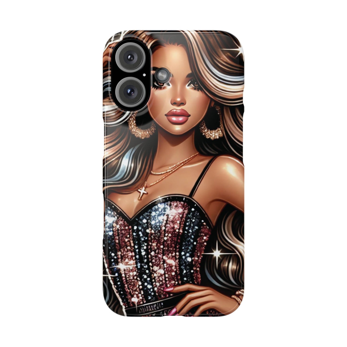 "Beautiful" - Slim Phone Cases - Creatively Designed Shop